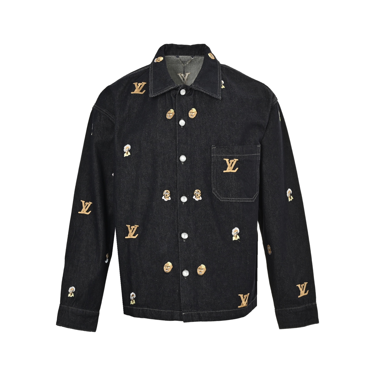 Louis Vuitton/路易威登 菲董联名系列刺绣牛仔外套