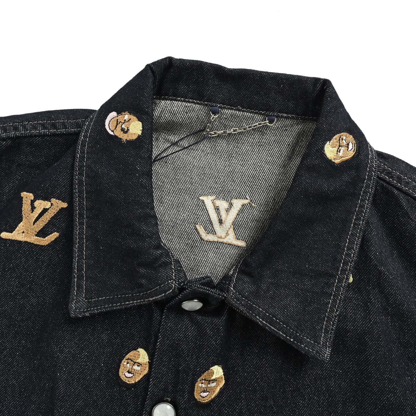 Louis Vuitton/路易威登 菲董联名系列刺绣牛仔外套