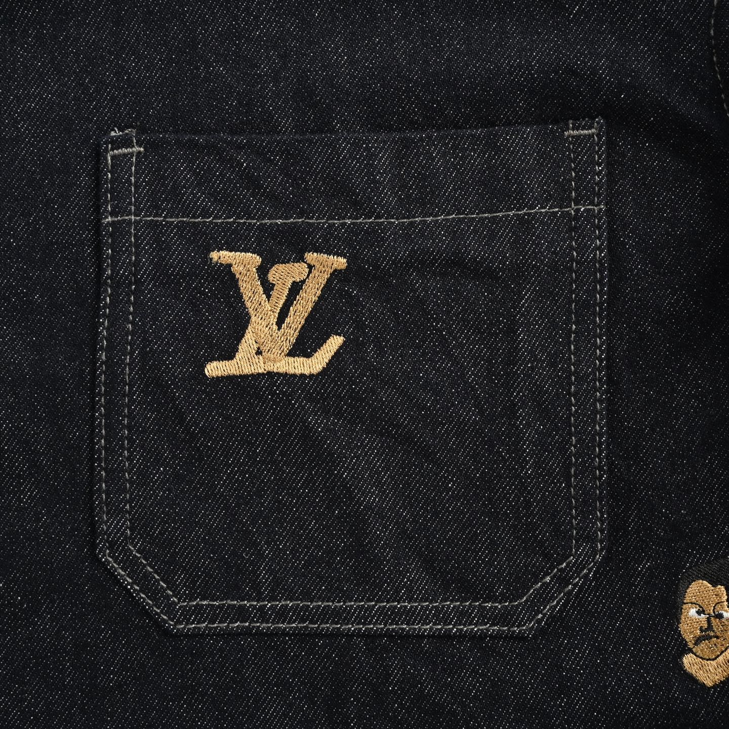 Louis Vuitton/路易威登 菲董联名系列刺绣牛仔外套