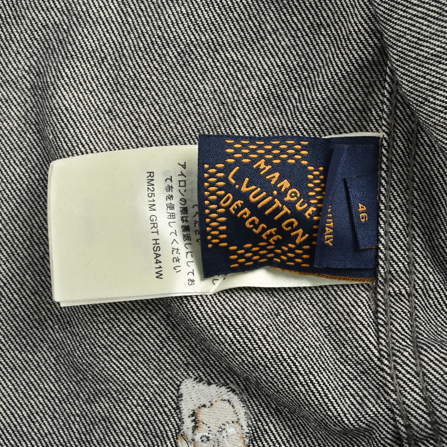 Louis Vuitton/路易威登 菲董联名系列刺绣牛仔外套