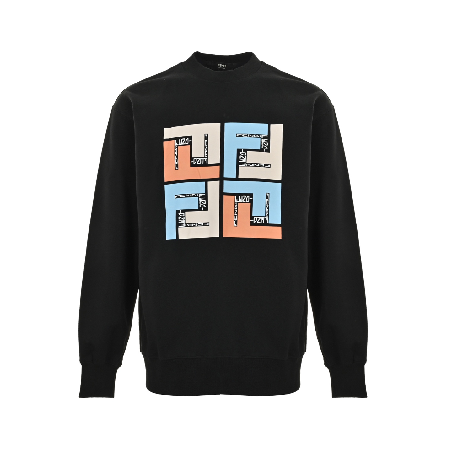 Fendi/芬迪 25Fw 方块logo圆领卫衣 Fendi/芬迪 25Fw 方块logo圆领卫衣