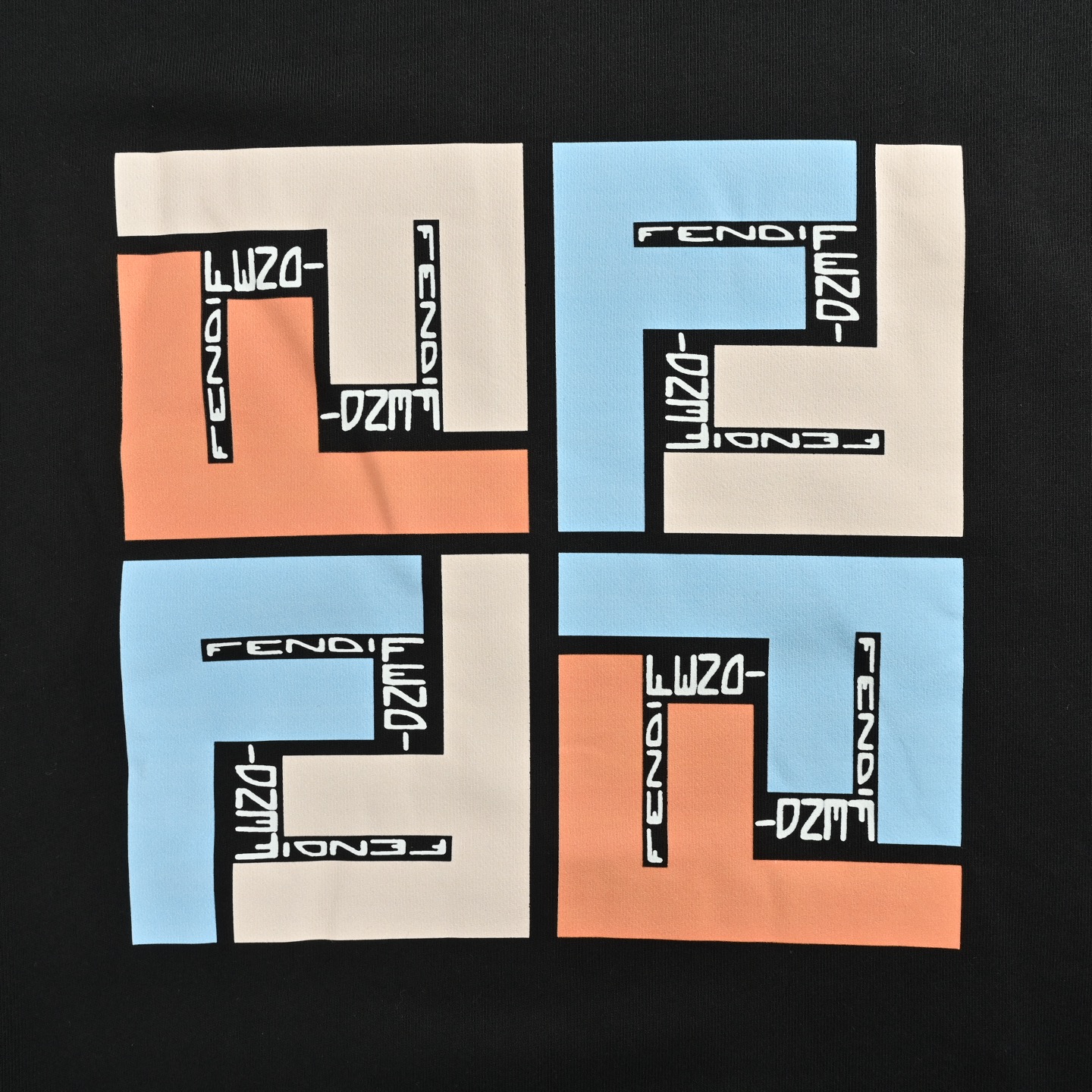 Fendi/芬迪 25Fw 方块logo圆领卫衣 Fendi/芬迪 25Fw 方块logo圆领卫衣