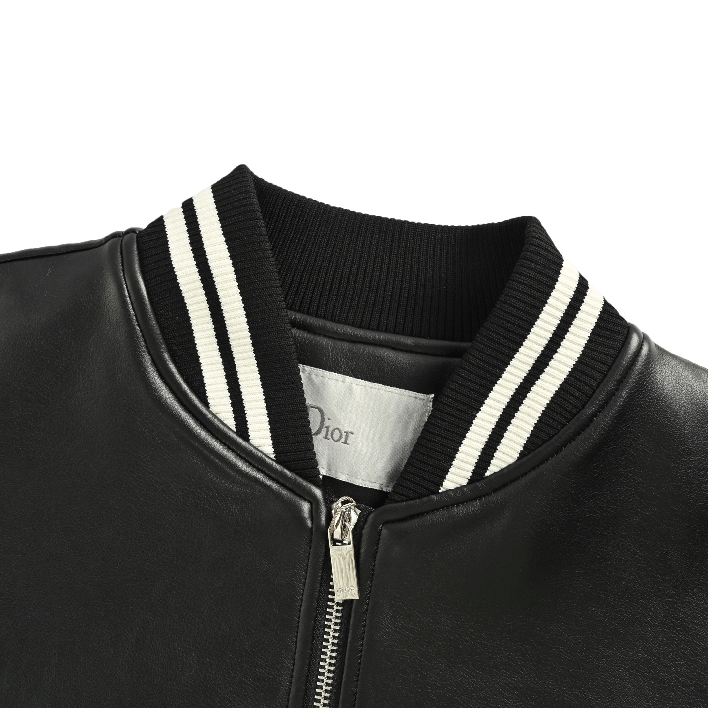 Dior/迪奥 25Fw 铃兰花刺绣皮衣夹克外套