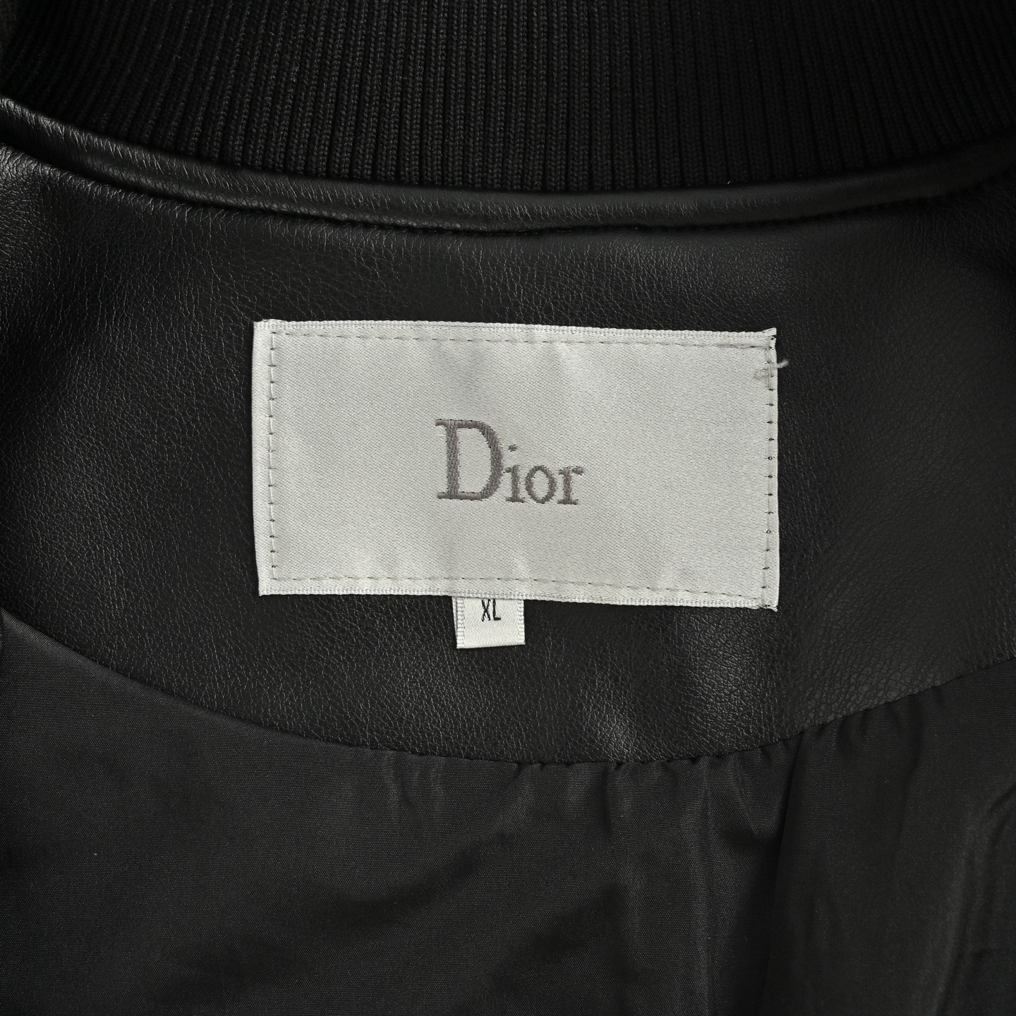 Dior/迪奥 25Fw 铃兰花刺绣皮衣夹克外套