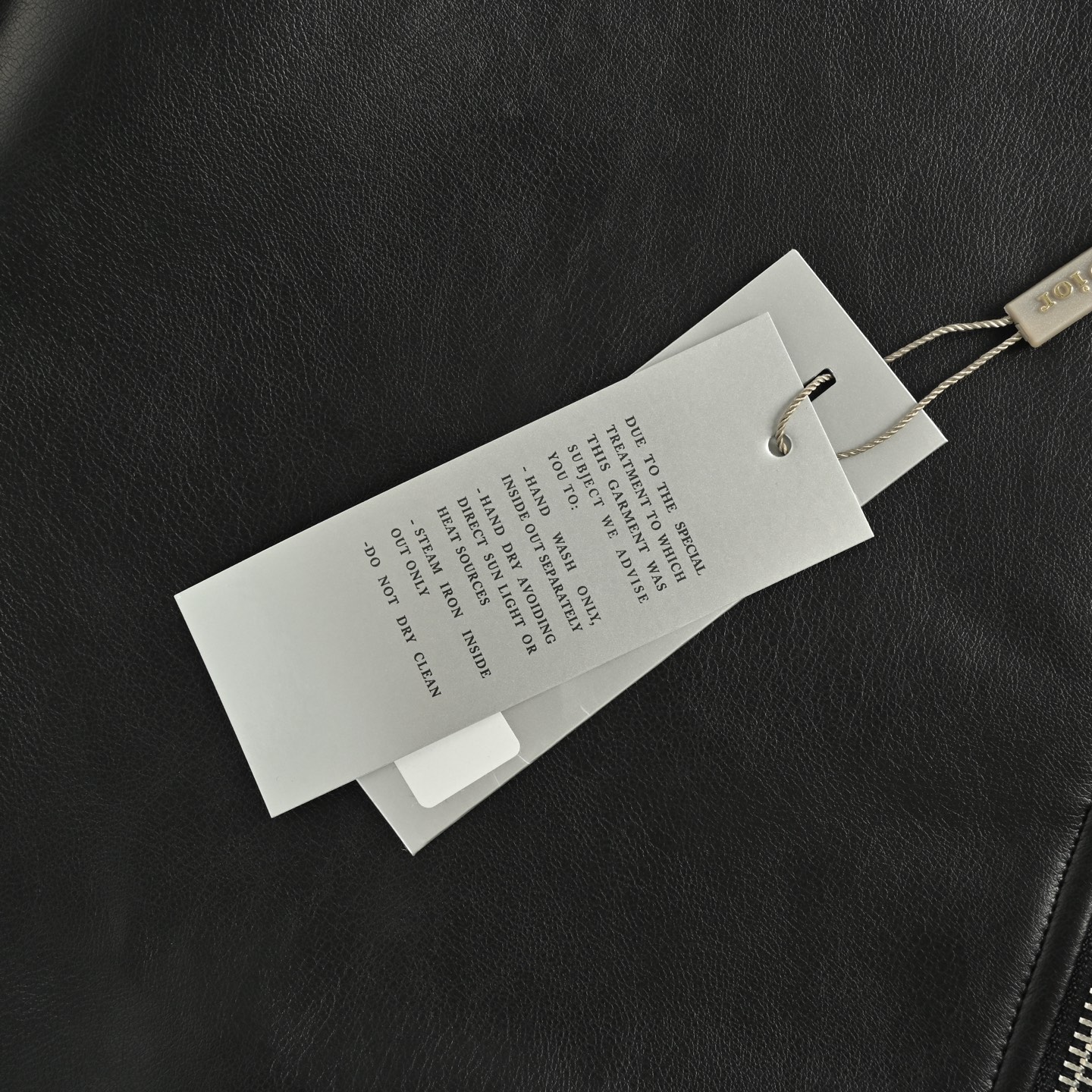 Dior/迪奥 25Fw 铃兰花刺绣皮衣夹克外套