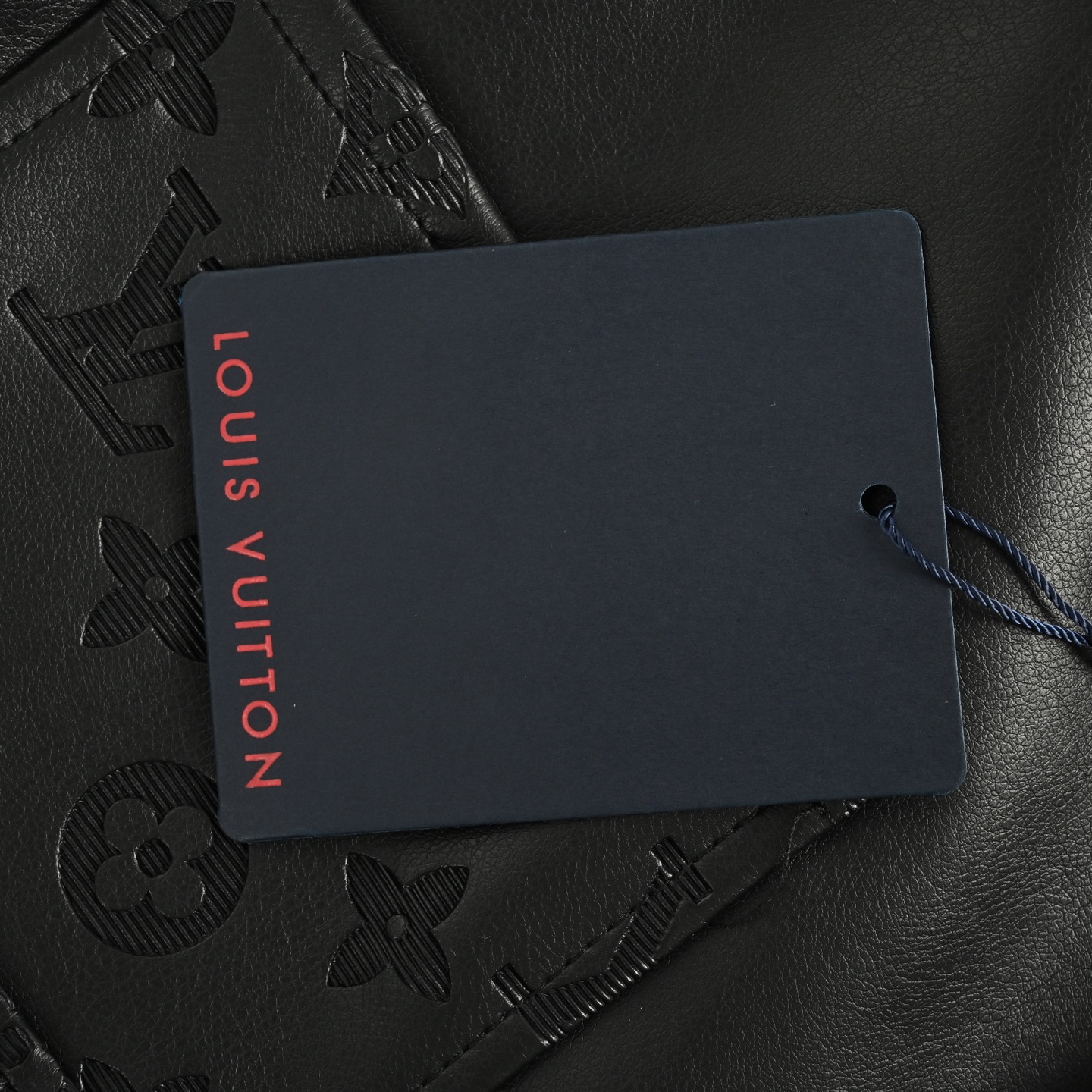 Louis Vuitton/路易威登 25Fw 口袋拼接logo压花皮衣外套