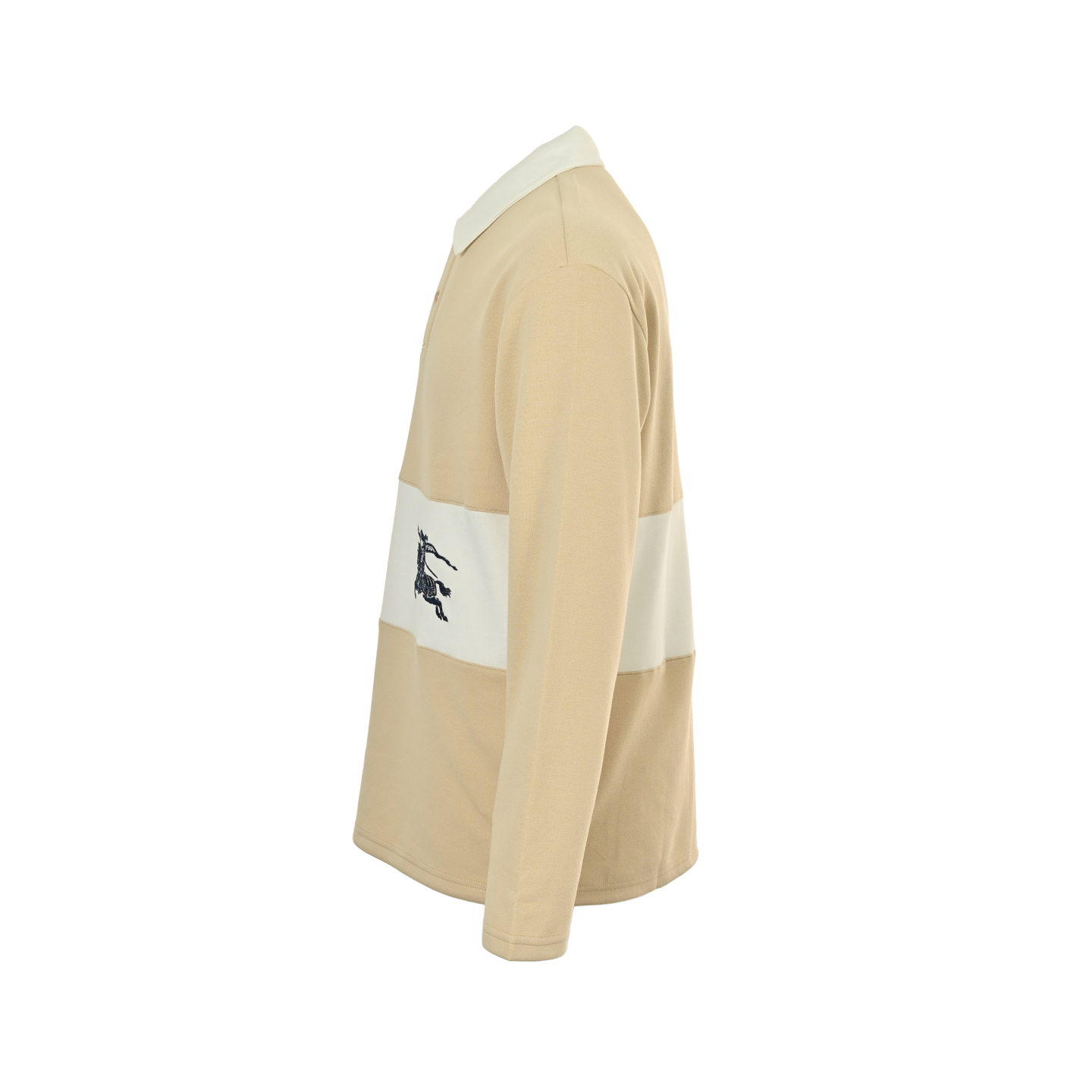 Burberry/巴宝莉 25Fw 拼接战马翻领Polo长袖 Burberry/巴宝莉 25Fw 拼接战马翻领Polo长袖