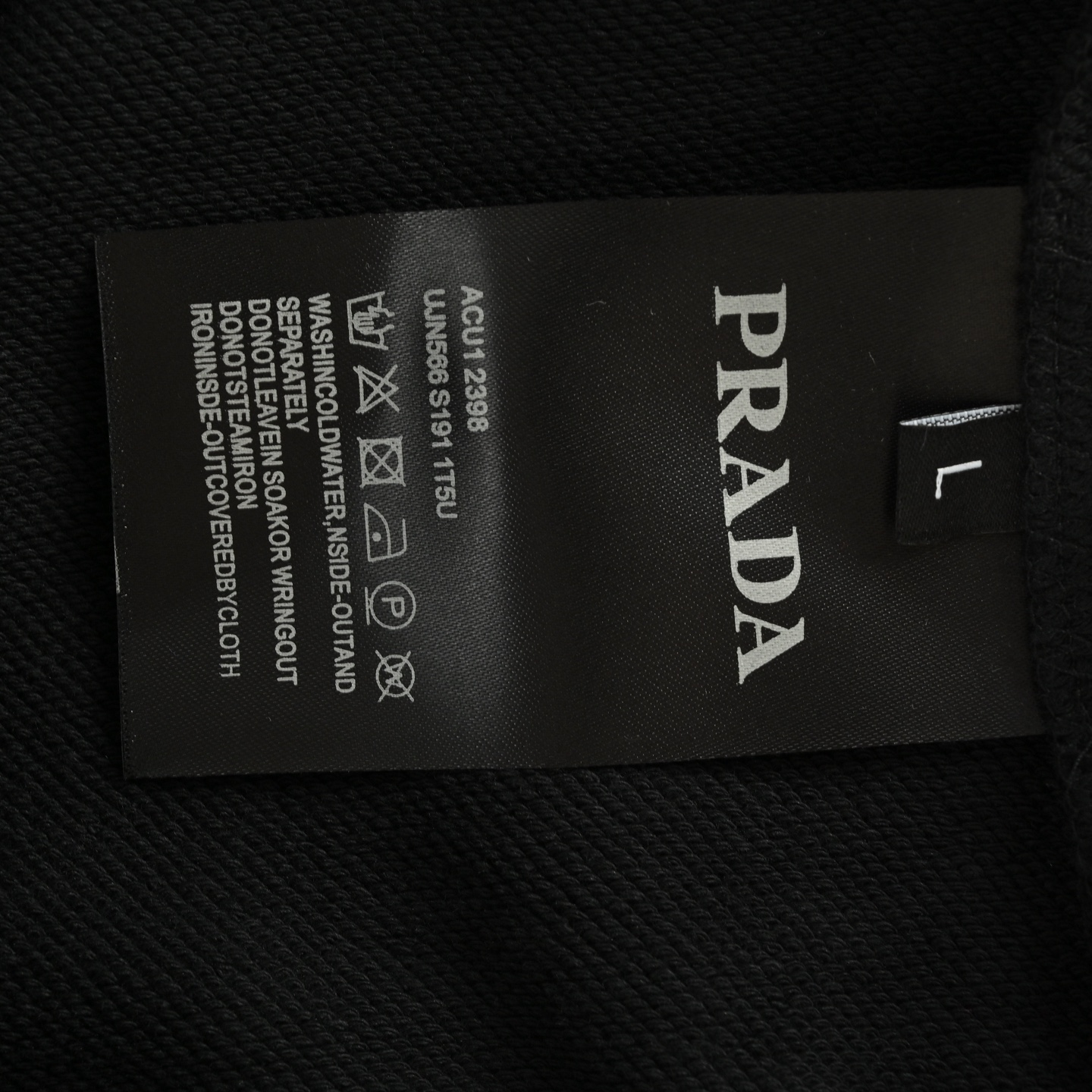 Prada/普拉达 25FW 镭射圆领卫衣