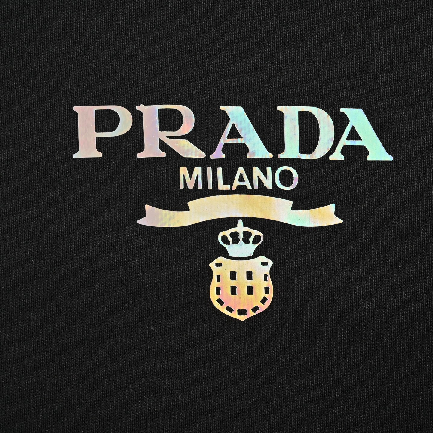 Prada/普拉达 25FW 镭射圆领卫衣