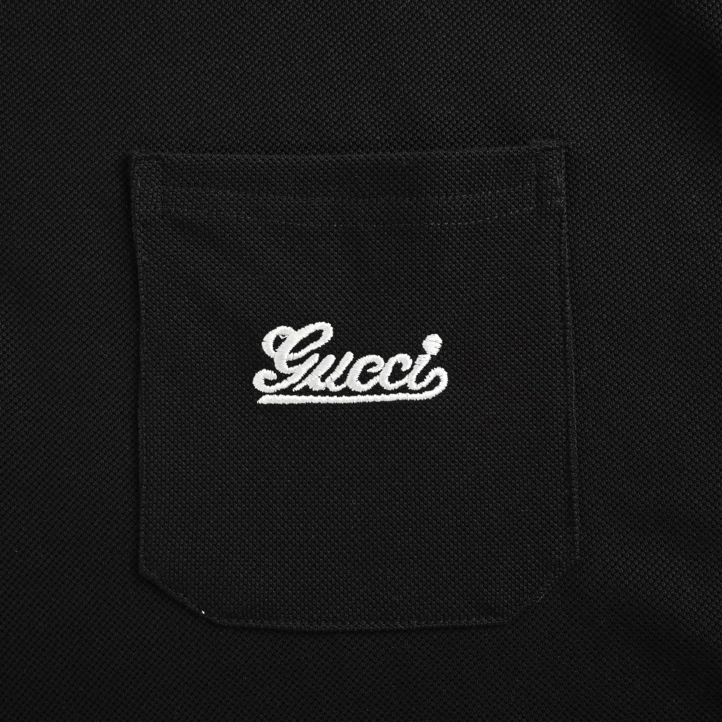 Gucci/古驰 25ss 口袋刺绣Polo短袖