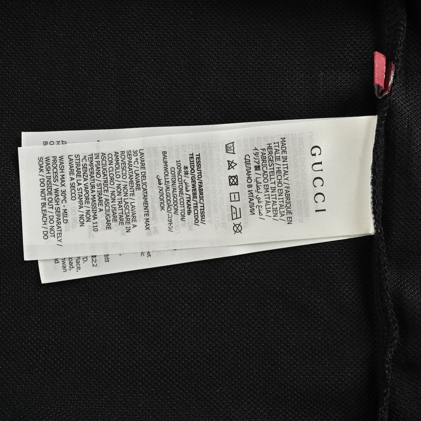 Gucci/古驰 25ss 口袋刺绣Polo短袖