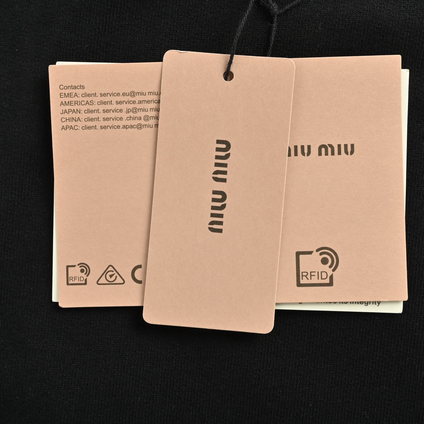 Miu Miu 25Fw Miu小标半拉链刷毛卫衣
