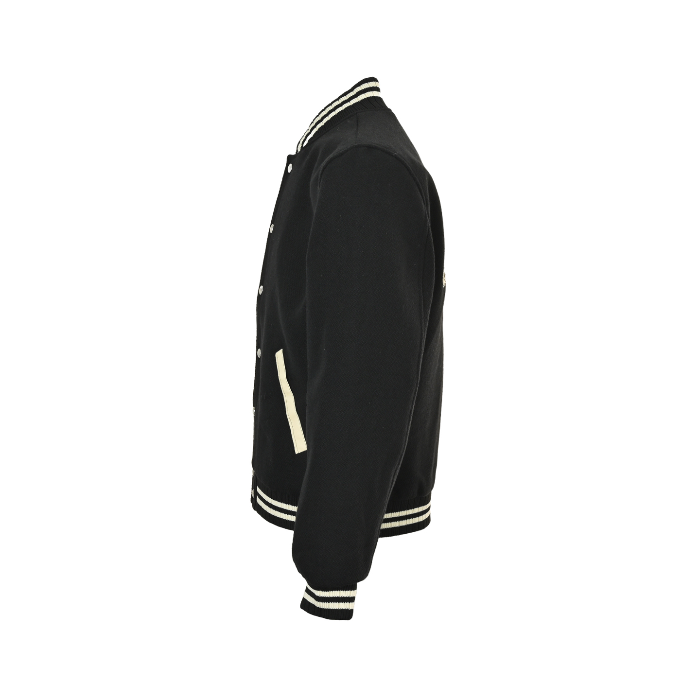 SaintLaurent/圣罗兰 真皮后背贴字棒球服外套-High Quatity Cheap Brand wholesale wholesaler seller Clothes Bags handbags Sneakers Top Fashion Clothing Shoes from China Factory Chinese suppliers best Quality Beautiful Price SaintLaurent/圣罗兰 真皮后背贴字棒球服外套
