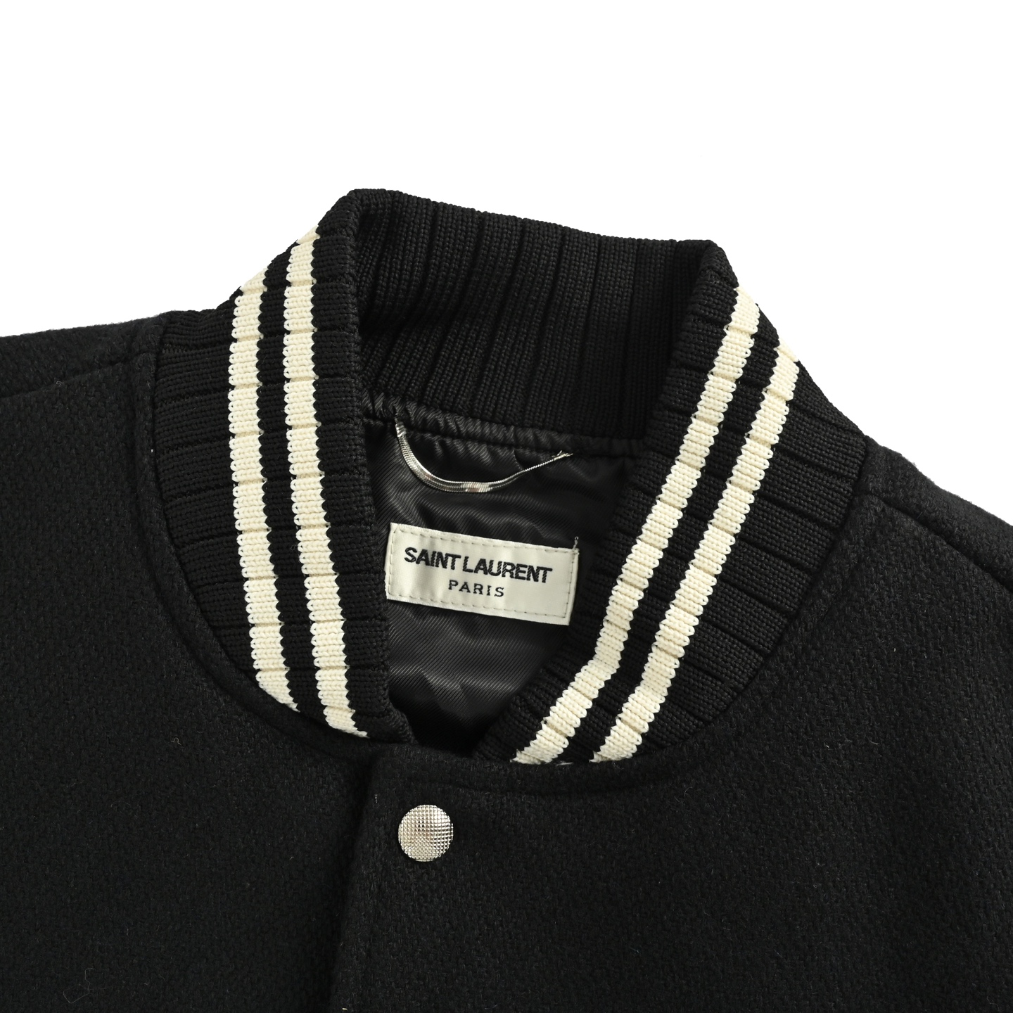 SaintLaurent/圣罗兰 真皮后背贴字棒球服外套-High Quatity Cheap Brand wholesale wholesaler seller Clothes Bags handbags Sneakers Top Fashion Clothing Shoes from China Factory Chinese suppliers best Quality Beautiful Price SaintLaurent/圣罗兰 真皮后背贴字棒球服外套