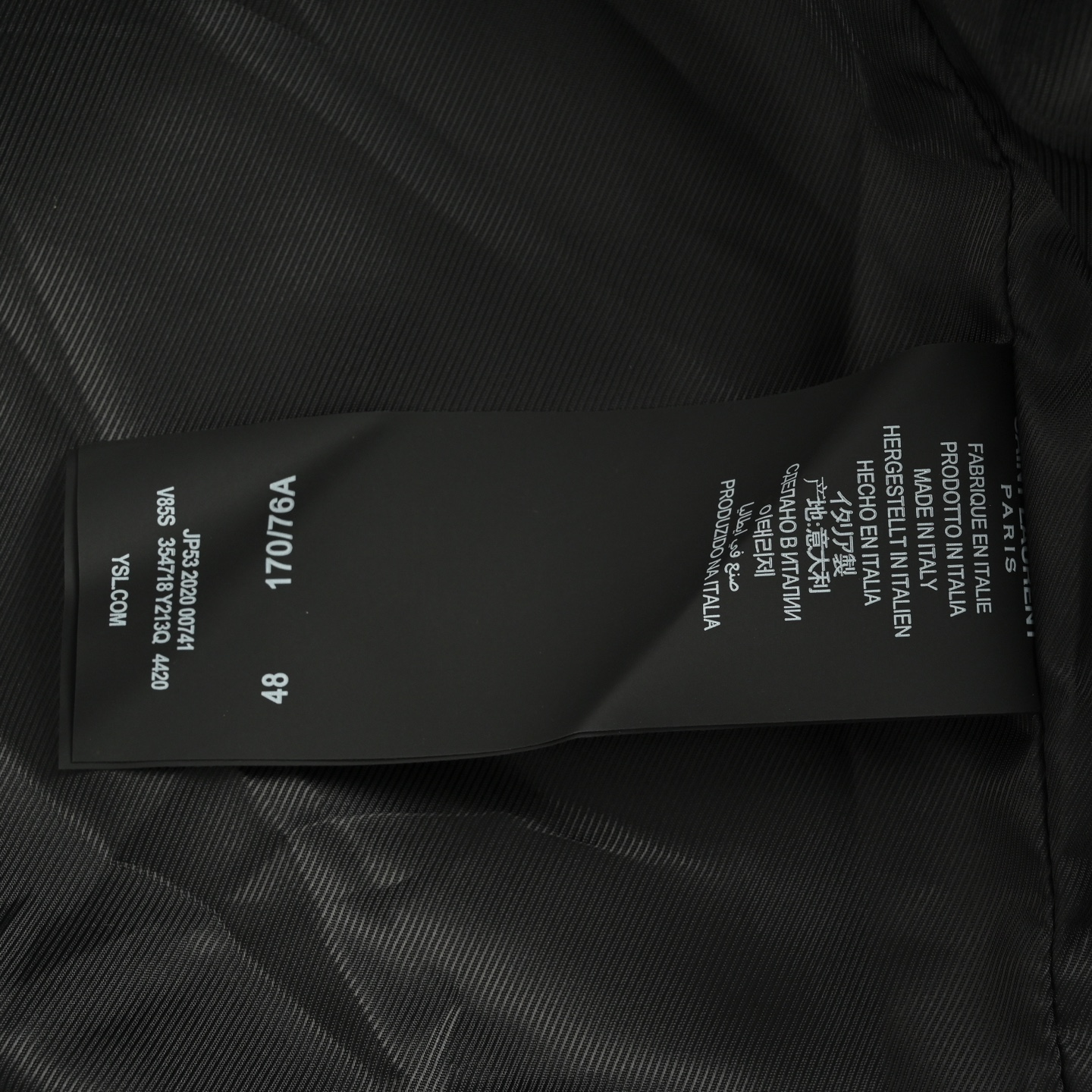 SaintLaurent/圣罗兰 真皮后背贴字棒球服外套-High Quatity Cheap Brand wholesale wholesaler seller Clothes Bags handbags Sneakers Top Fashion Clothing Shoes from China Factory Chinese suppliers best Quality Beautiful Price SaintLaurent/圣罗兰 真皮后背贴字棒球服外套
