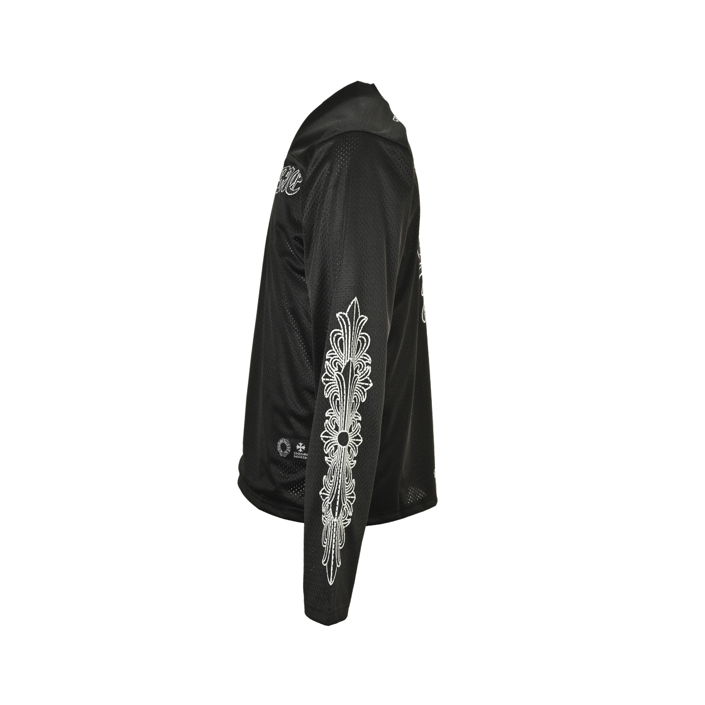 Chrome Hearts/克罗心 25Fw 梵文网眼双层冰球服长袖T恤