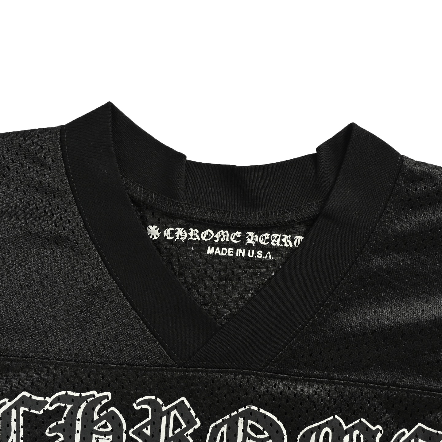 Chrome Hearts/克罗心 25Fw 梵文网眼双层冰球服长袖T恤