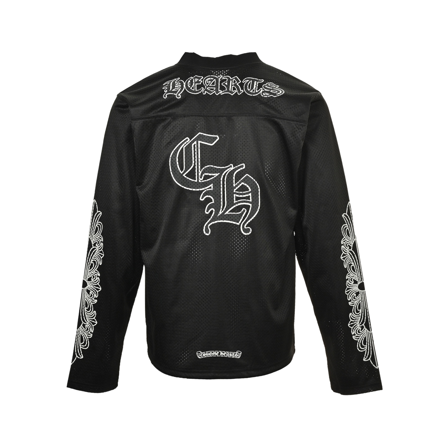 Chrome Hearts/克罗心 25Fw 梵文网眼双层冰球服长袖T恤