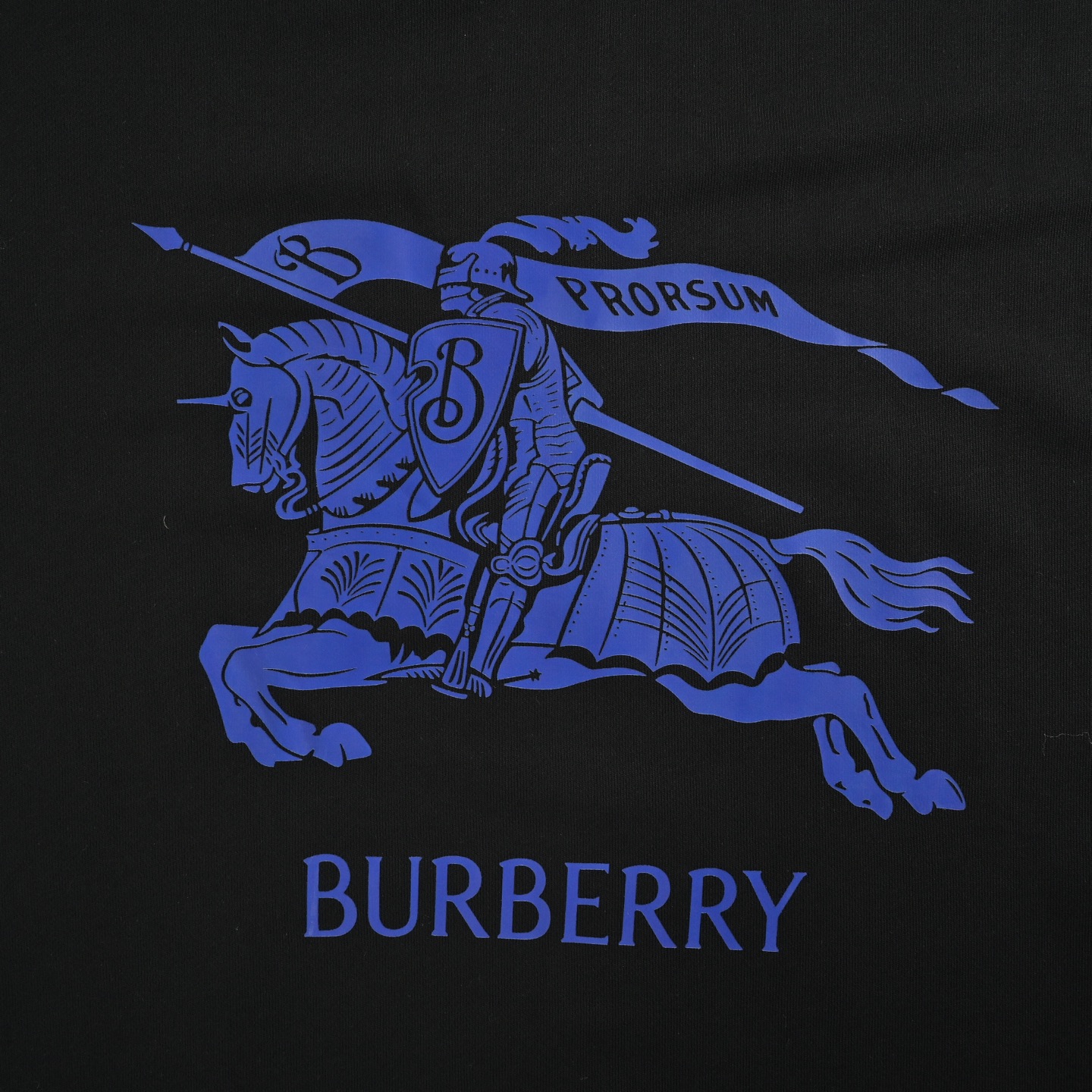 Burberry/巴宝莉 25Fw 蓝色战马印花圆领卫衣