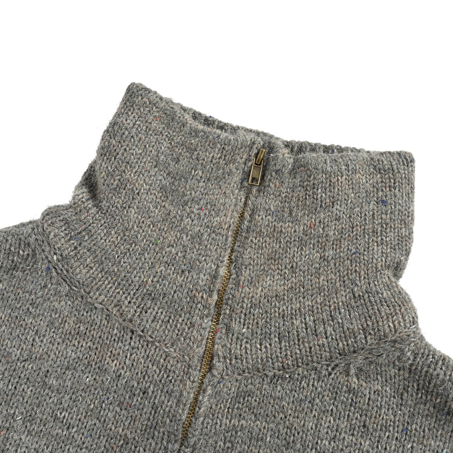 Maison Margiela/马吉拉 25Fw 灰系羊毛混纺半拉链毛衣-High Quatity Cheap Brand wholesale wholesaler seller Clothes Bags handbags Sneakers Top Fashion Clothing Shoes from China Factory Chinese suppliers best Quality Beautiful Price Maison Margiela/马吉拉 25Fw 灰系羊毛混纺半拉链毛衣