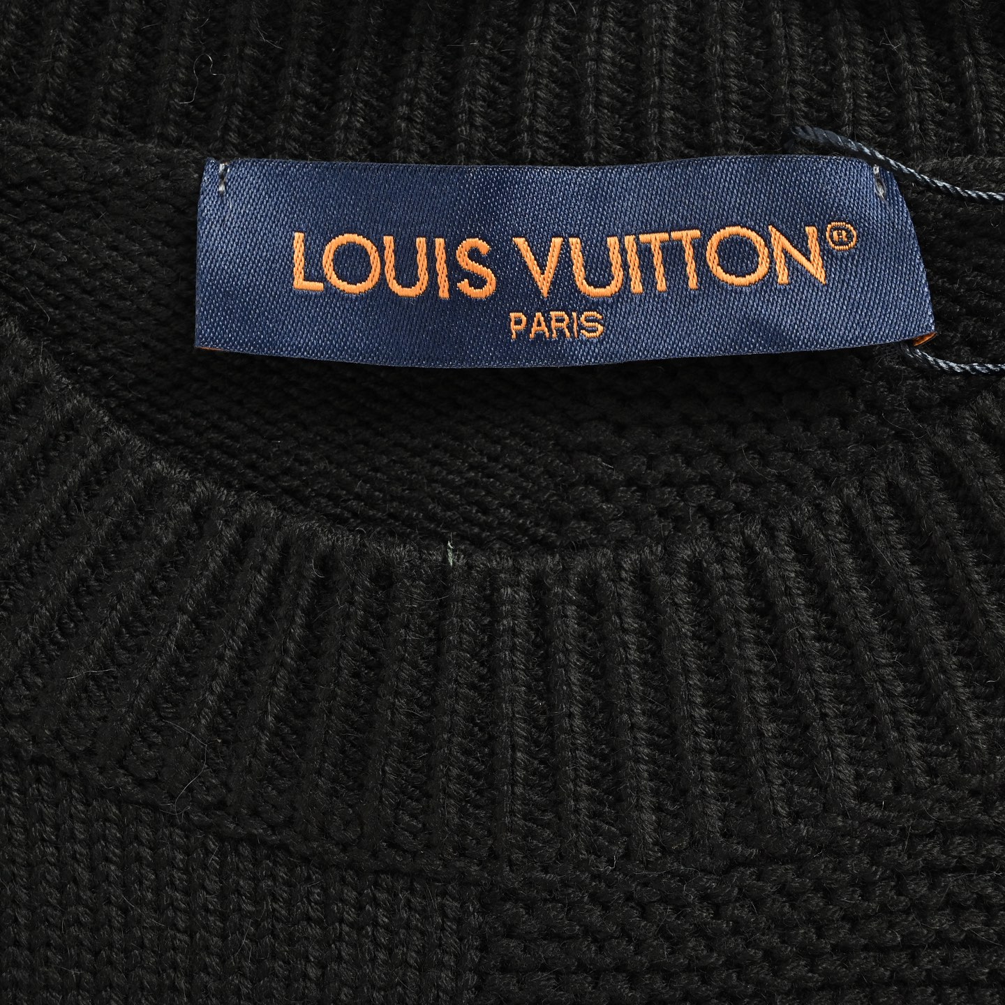 Louis Vuitton/路易威登 别针棋盘格圆领毛衣