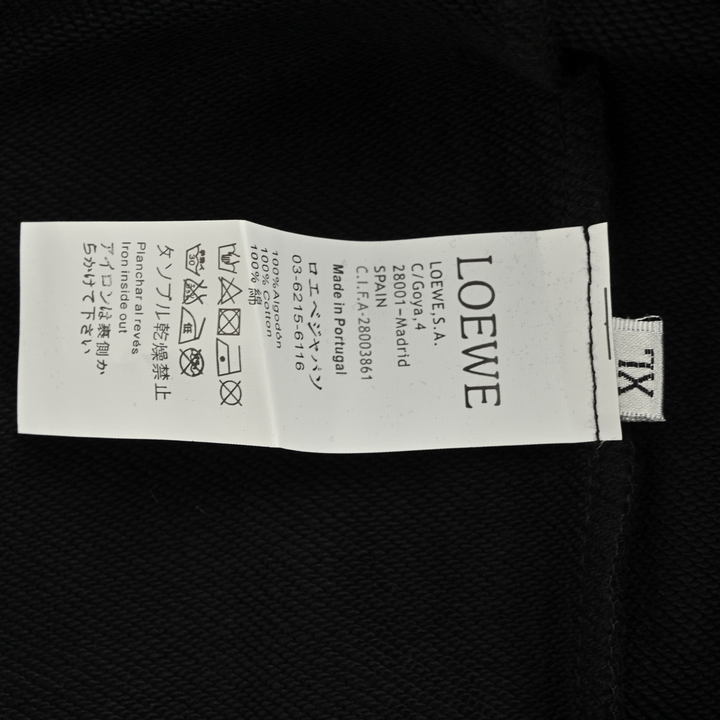 Loewe/罗意威 25Fw 昂跑联名压胶logo圆领卫-High Quatity Cheap Brand wholesale wholesaler seller Clothes Bags handbags Sneakers Top Fashion Clothing Shoes from China Factory Chinese suppliers best Quality Beautiful Price Loewe/罗意威 25Fw 昂跑联名压胶logo圆领卫