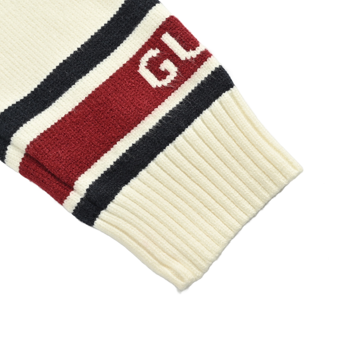 Gucci/古驰 25Fw 橄榄球提花针织开衫毛衣