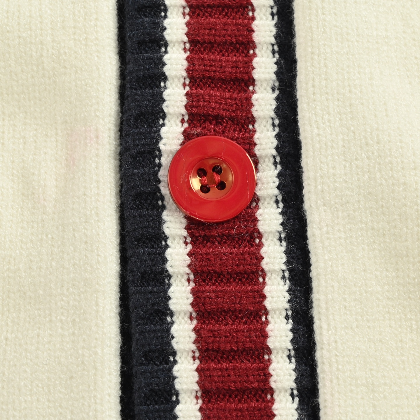 Gucci/古驰 25Fw 橄榄球提花针织开衫毛衣