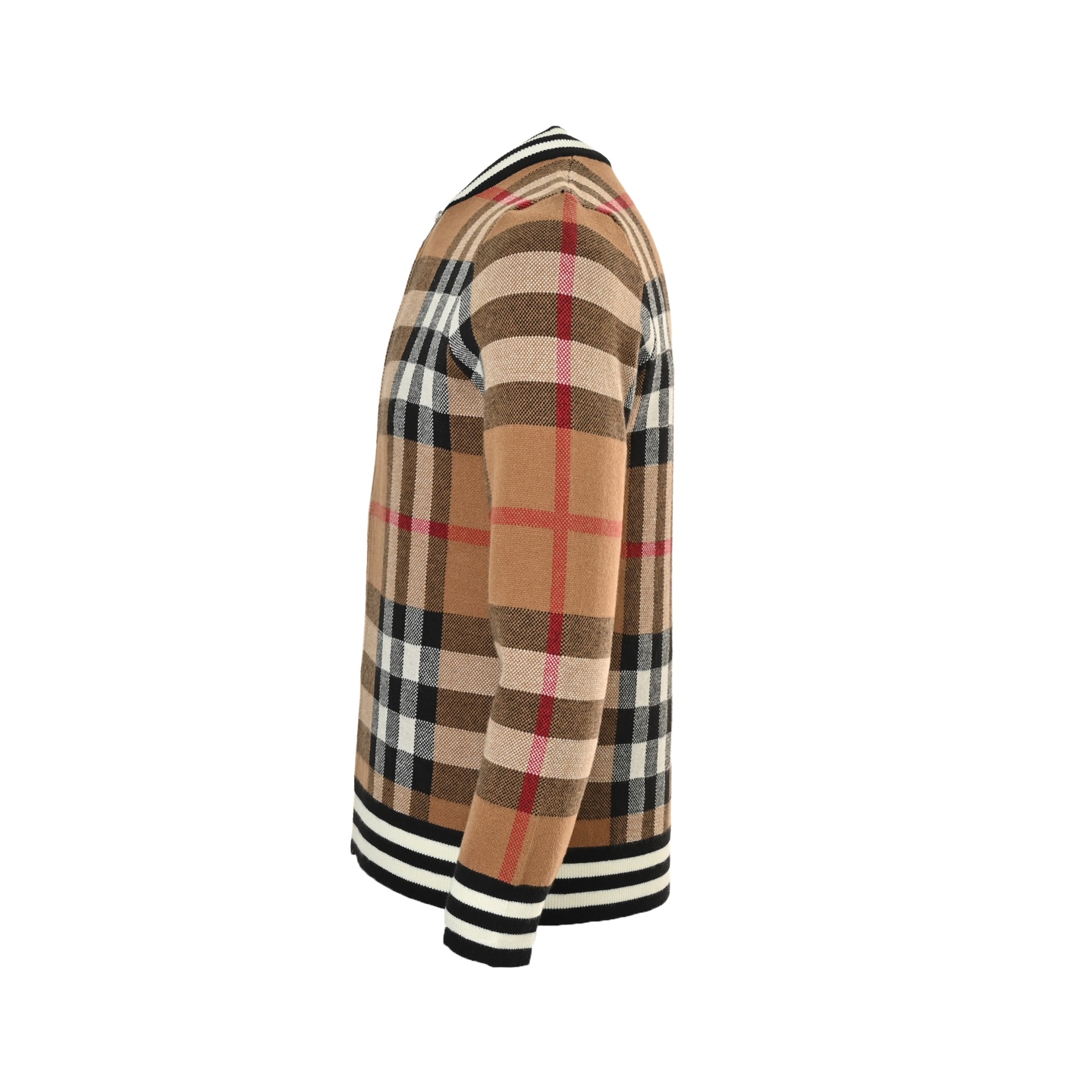 Burberry/巴宝莉 经典条纹格子拉链毛衣针织开衫-High Quatity Cheap Brand wholesale wholesaler seller Clothes Bags handbags Sneakers Top Fashion Clothing Shoes from China Factory Chinese suppliers best Quality Beautiful Price Burberry/巴宝莉 经典条纹格子拉链毛衣针织开衫