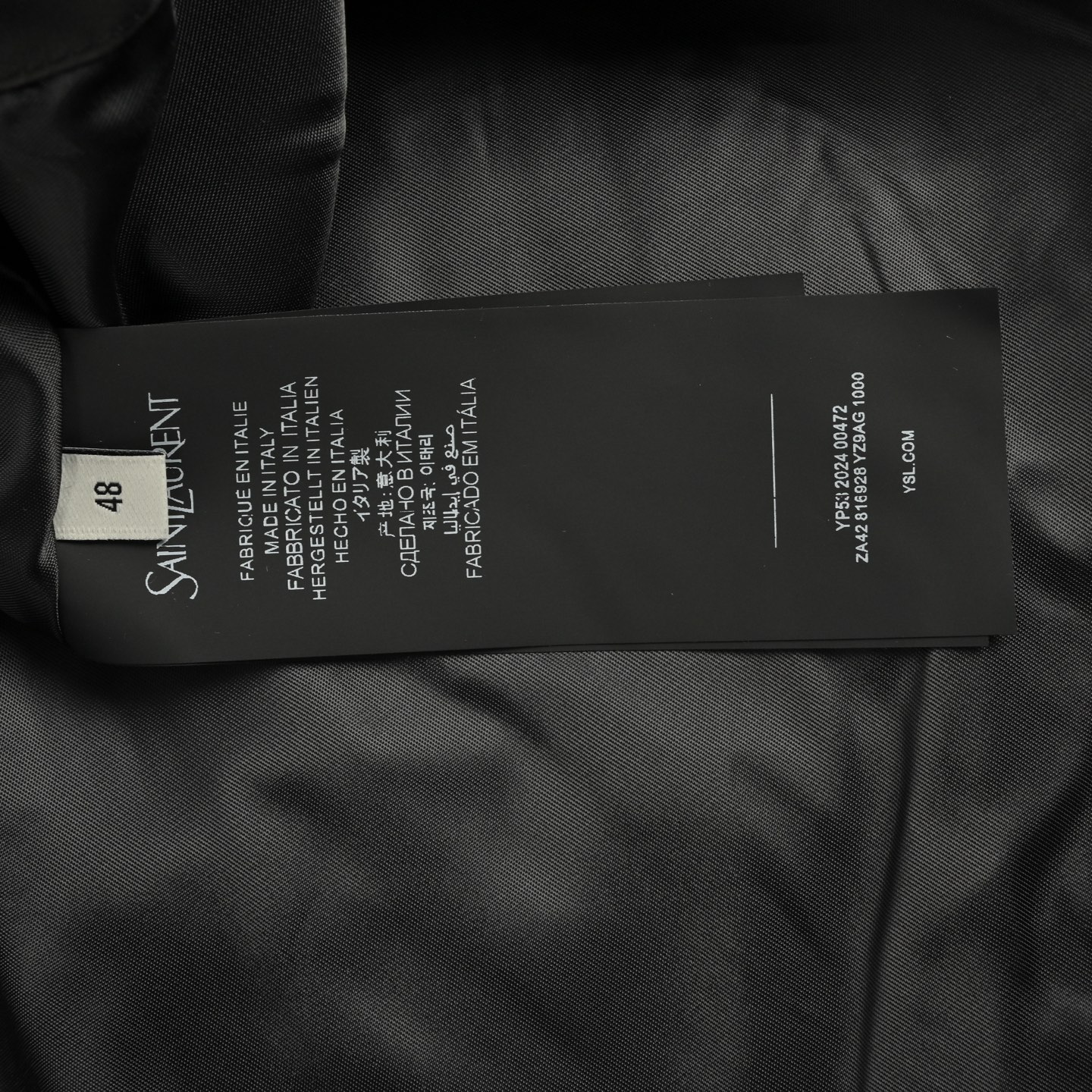 SaintLaurent/圣罗兰 字母小标隐藏帽尼龙夹克外套-High Quatity Cheap Brand wholesale wholesaler seller Clothes Bags handbags Sneakers Top Fashion Clothing Shoes from China Factory Chinese suppliers best Quality Beautiful Price SaintLaurent/圣罗兰 字母小标隐藏帽尼龙夹克外套