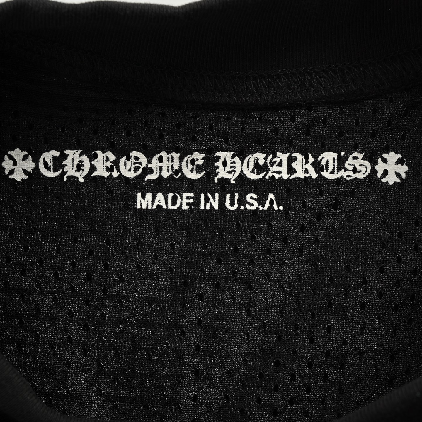 Chrome Hearts/克罗心 25ss 梵文网眼冰球服短袖-High Quatity Cheap Brand wholesale wholesaler seller Clothes Bags handbags Sneakers Top Fashion Clothing Shoes from China Factory Chinese suppliers best Quality Beautiful Price Chrome Hearts/克罗心 25ss 梵文网眼冰球服短袖