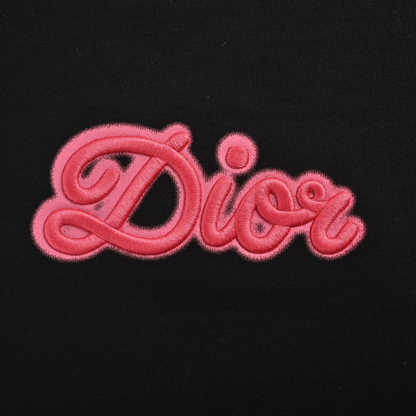 Dior/迪奥 25Fw 荧光粉刺绣字母logo圆领卫衣-High Quatity Cheap Brand wholesale wholesaler seller Clothes Bags handbags Sneakers Top Fashion Clothing Shoes from China Factory Chinese suppliers best Quality Beautiful Price Dior/迪奥 25Fw 荧光粉刺绣字母logo圆领卫衣
