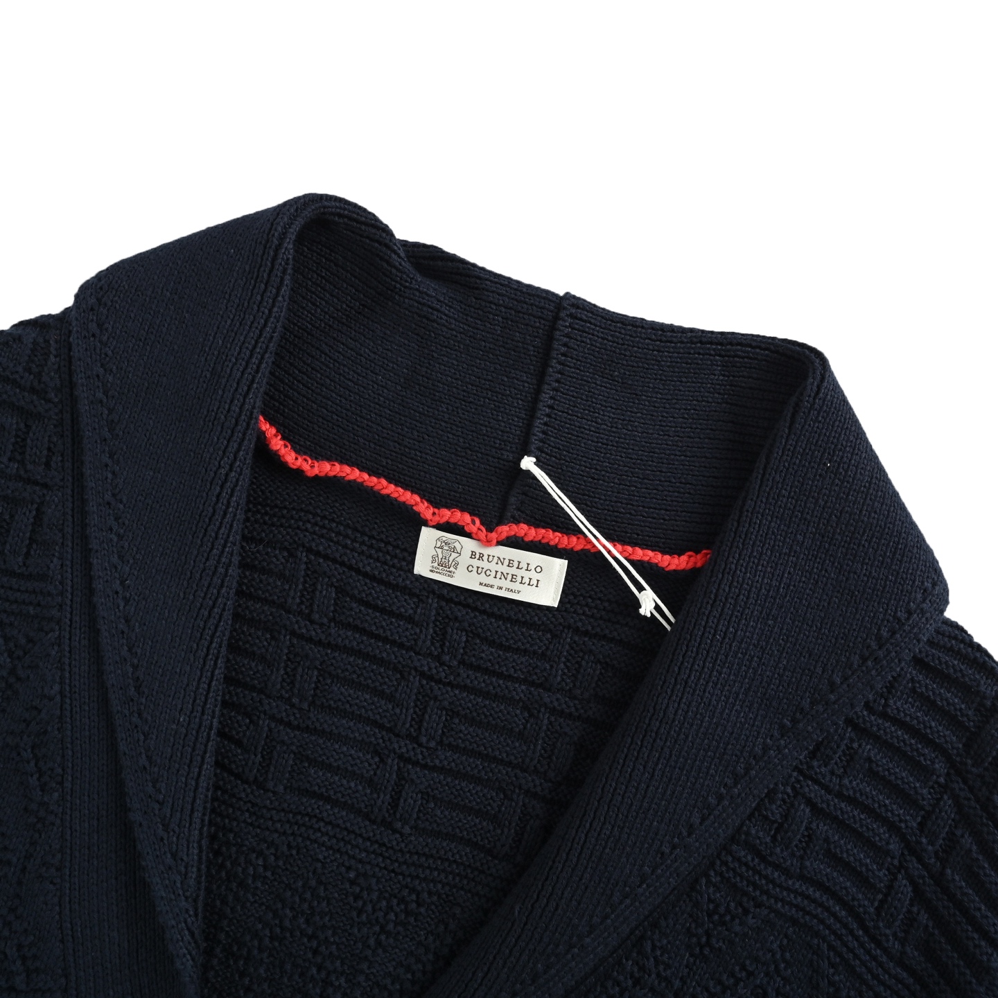 BRUNELLO CUCINELLI BC 纯色针织提花领排扣毛衣开衫-High Quatity Cheap Brand wholesale wholesaler seller Clothes Bags handbags Sneakers Top Fashion Clothing Shoes from China Factory Chinese suppliers best Quality Beautiful Price BRUNELLO CUCINELLI BC 纯色针织提花领排扣毛衣开衫