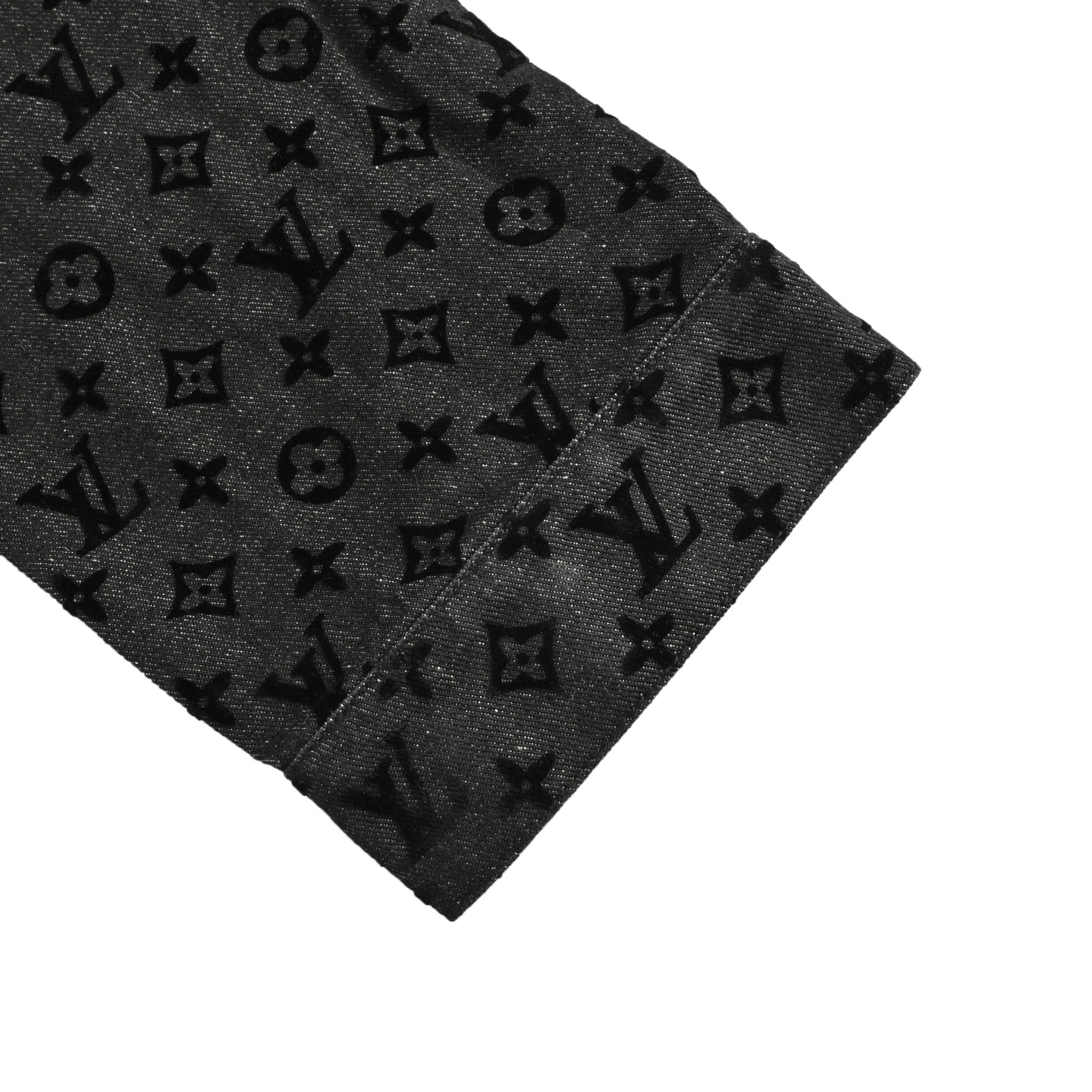 Louis Vuitton/路易威登 logo字母植绒牛仔外套-High Quatity Cheap Brand wholesale wholesaler seller Clothes Bags handbags Sneakers Top Fashion Clothing Shoes from China Factory Chinese suppliers best Quality Beautiful Price Louis Vuitton/路易威登 logo字母植绒牛仔外套