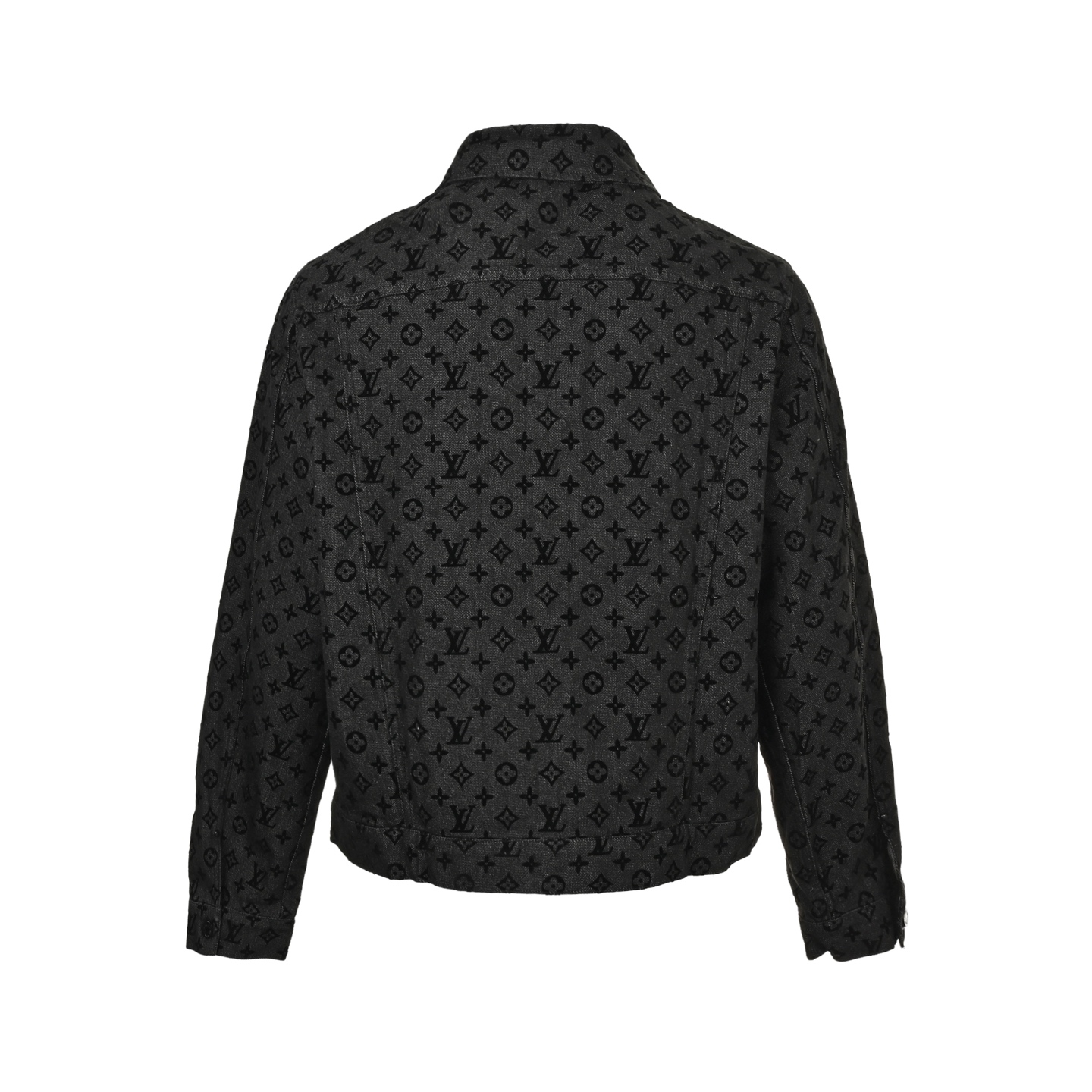Louis Vuitton/路易威登 logo字母植绒牛仔外套-High Quatity Cheap Brand wholesale wholesaler seller Clothes Bags handbags Sneakers Top Fashion Clothing Shoes from China Factory Chinese suppliers best Quality Beautiful Price Louis Vuitton/路易威登 logo字母植绒牛仔外套