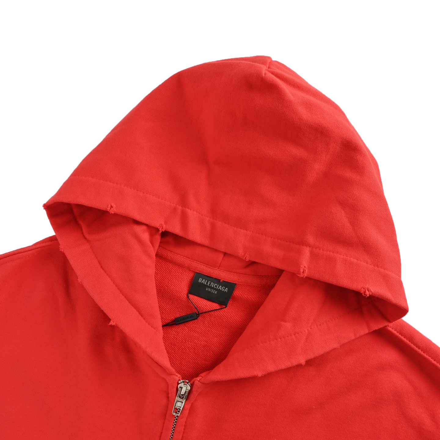 Balenciaga/巴黎世家 25Fw 美纹纸胶带拉链连帽外套