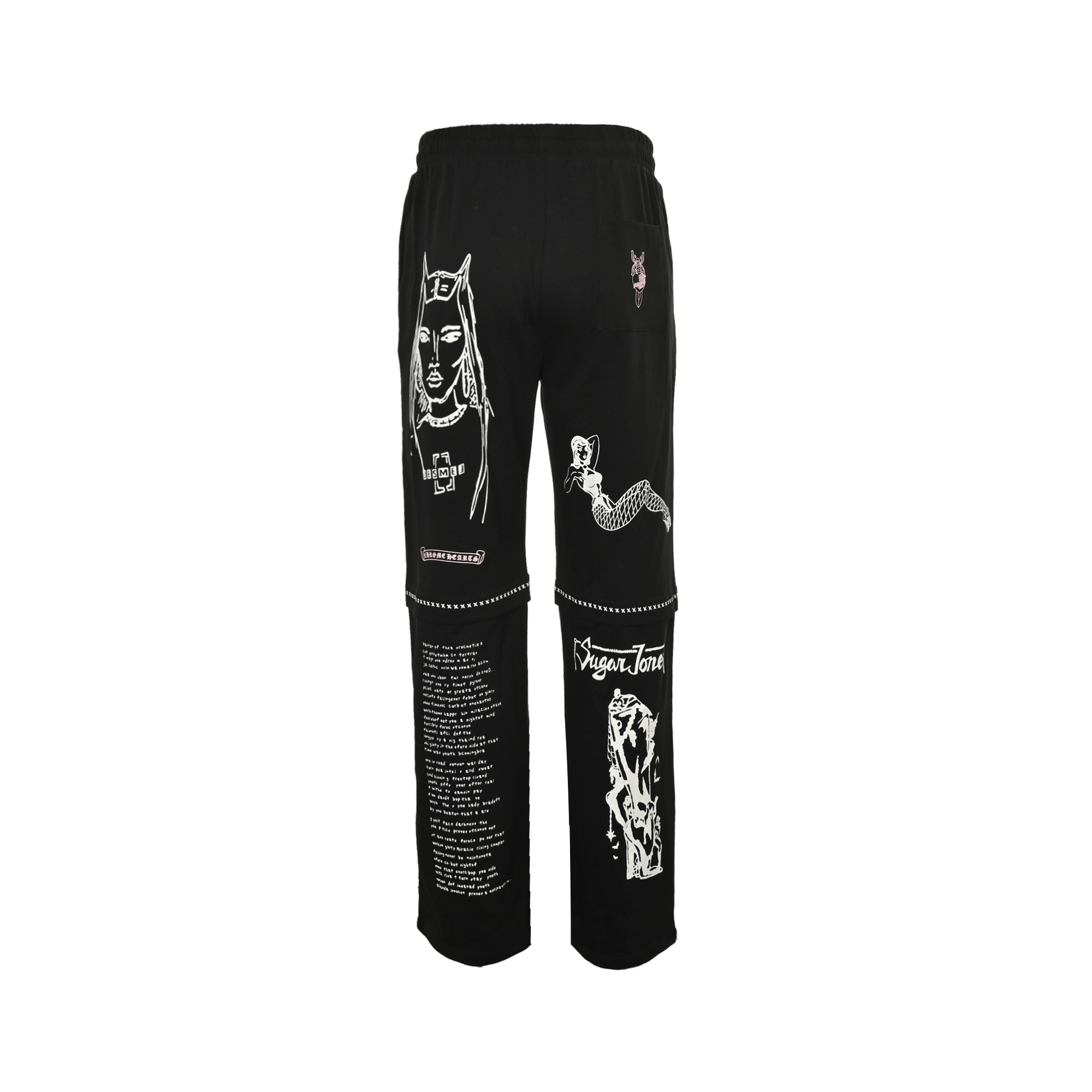 Chrome Hearts/克罗心DeadlyDoll漫画长裤-High Quatity Cheap Brand wholesale wholesaler seller Clothes Bags handbags Sneakers Top Fashion Clothing Shoes from China Factory Chinese suppliers best Quality Beautiful Price Chrome Hearts/克罗心DeadlyDoll漫画长裤