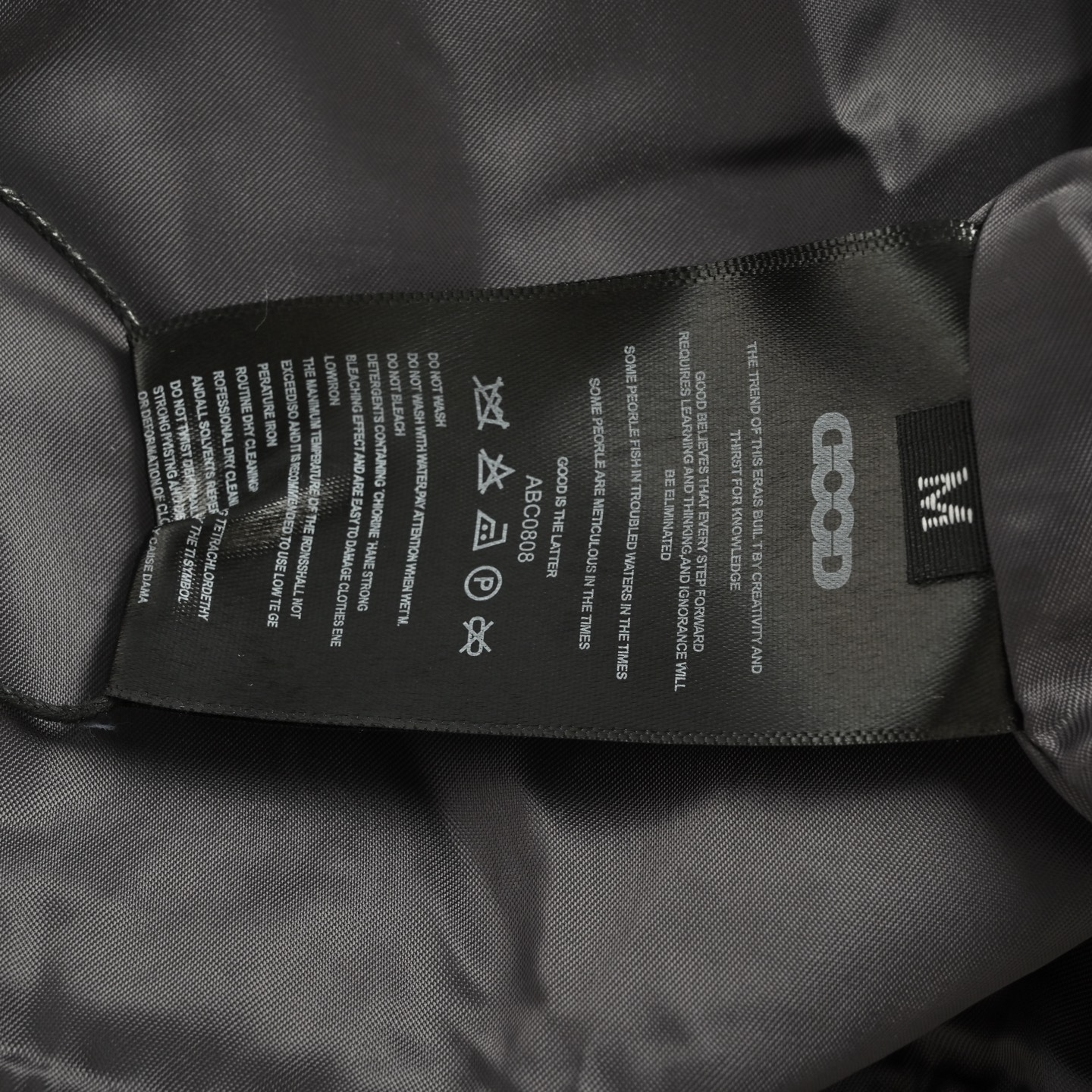 GOODBRAND 25Fw 闪银星空烫钻拉链连帽卫衣 黑 灰