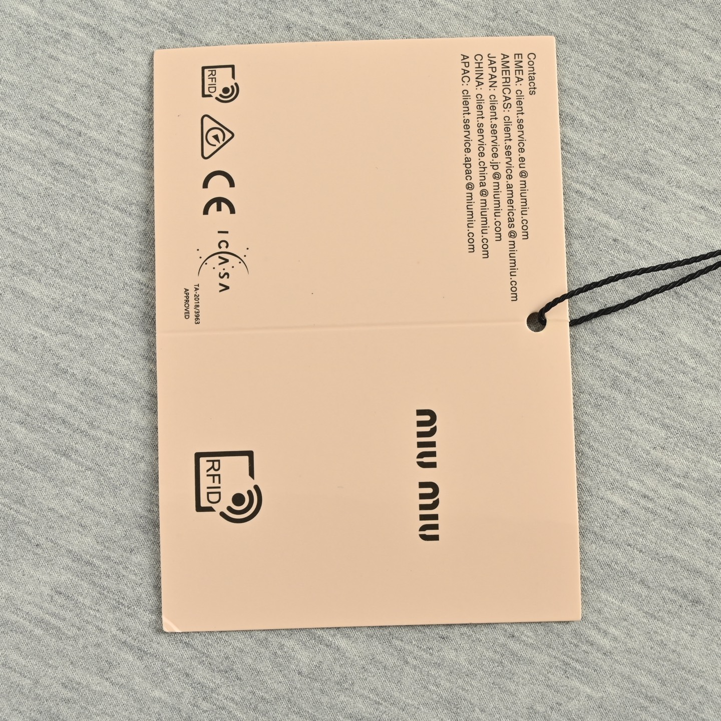 Miumiu/缪缪 25Fw 太空棉贴布字母拉链连帽外套