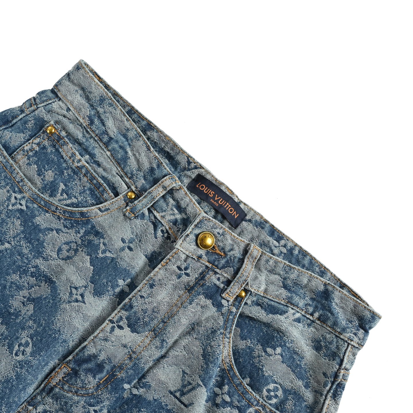 Louis Vuitton/路易威登 云朵满印提花牛仔裤-High Quatity Cheap Brand wholesale wholesaler seller Clothes Bags handbags Sneakers Top Fashion Clothing Shoes from China Factory Chinese suppliers best Quality Beautiful Price Louis Vuitton/路易威登 云朵满印提花牛仔裤