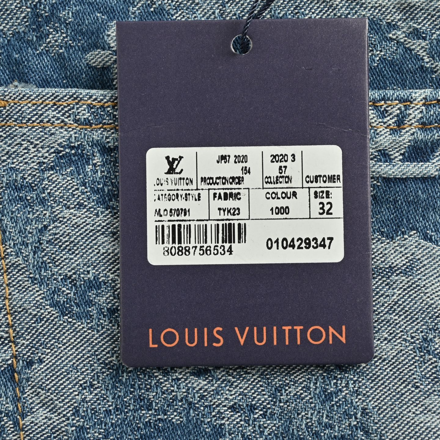 Louis Vuitton/路易威登 云朵满印提花牛仔裤-High Quatity Cheap Brand wholesale wholesaler seller Clothes Bags handbags Sneakers Top Fashion Clothing Shoes from China Factory Chinese suppliers best Quality Beautiful Price Louis Vuitton/路易威登 云朵满印提花牛仔裤
