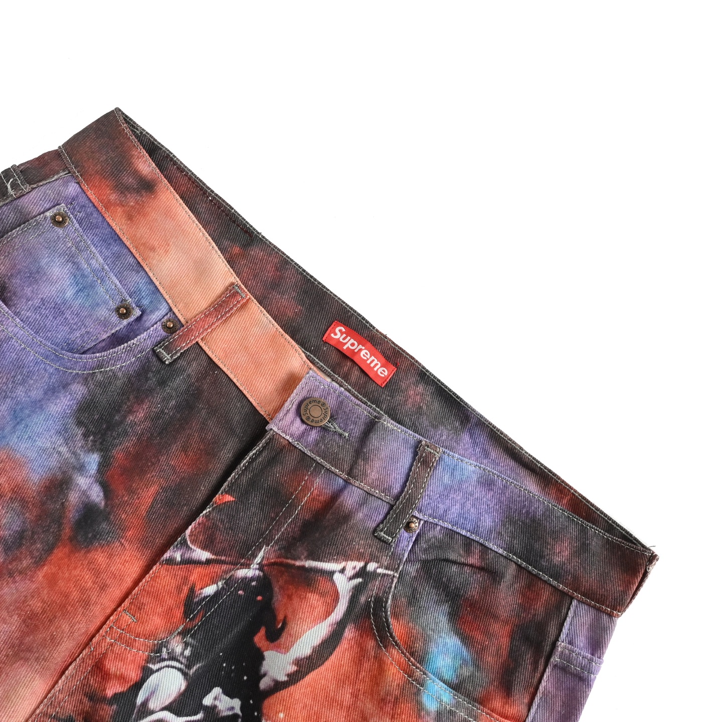 Supreme & Frank Frazetta 联名款斩蛇骑士牛仔裤-High Quatity Cheap Brand wholesale wholesaler seller Clothes Bags handbags Sneakers Top Fashion Clothing Shoes from China Factory Chinese suppliers best Quality Beautiful Price Supreme & Frank Frazetta 联名款斩蛇骑士牛仔裤