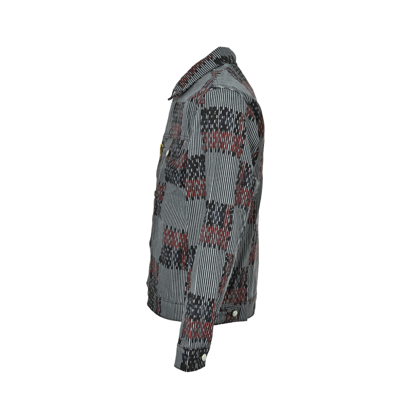 Louis Vuitton/路易威登 红黑格子棋盘牛仔夹克-High Quatity Cheap Brand wholesale wholesaler seller Clothes Bags handbags Sneakers Top Fashion Clothing Shoes from China Factory Chinese suppliers best Quality Beautiful Price Louis Vuitton/路易威登 红黑格子棋盘牛仔夹克