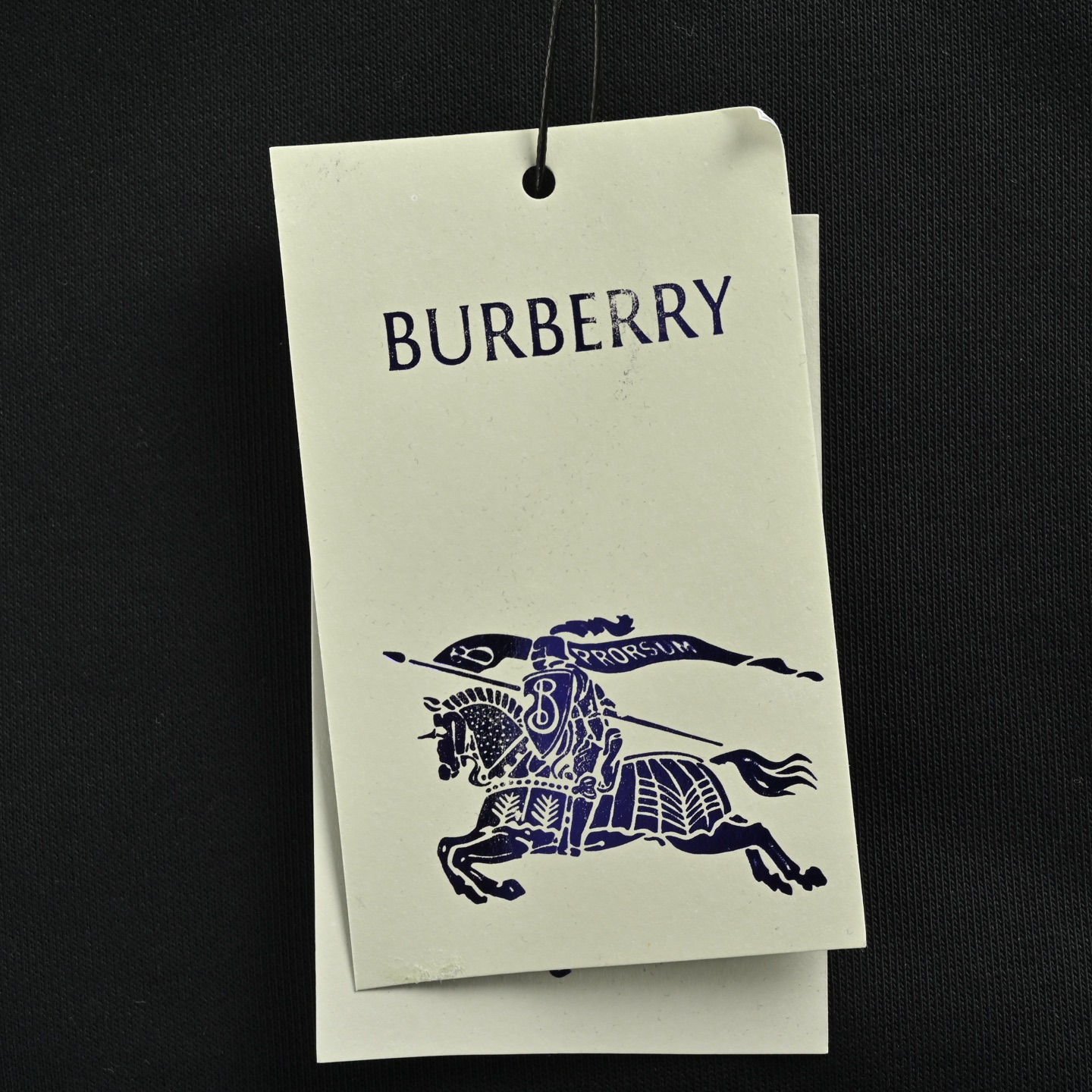 Burberry/巴宝莉 25Fw 领口提花螺纹圆领卫衣