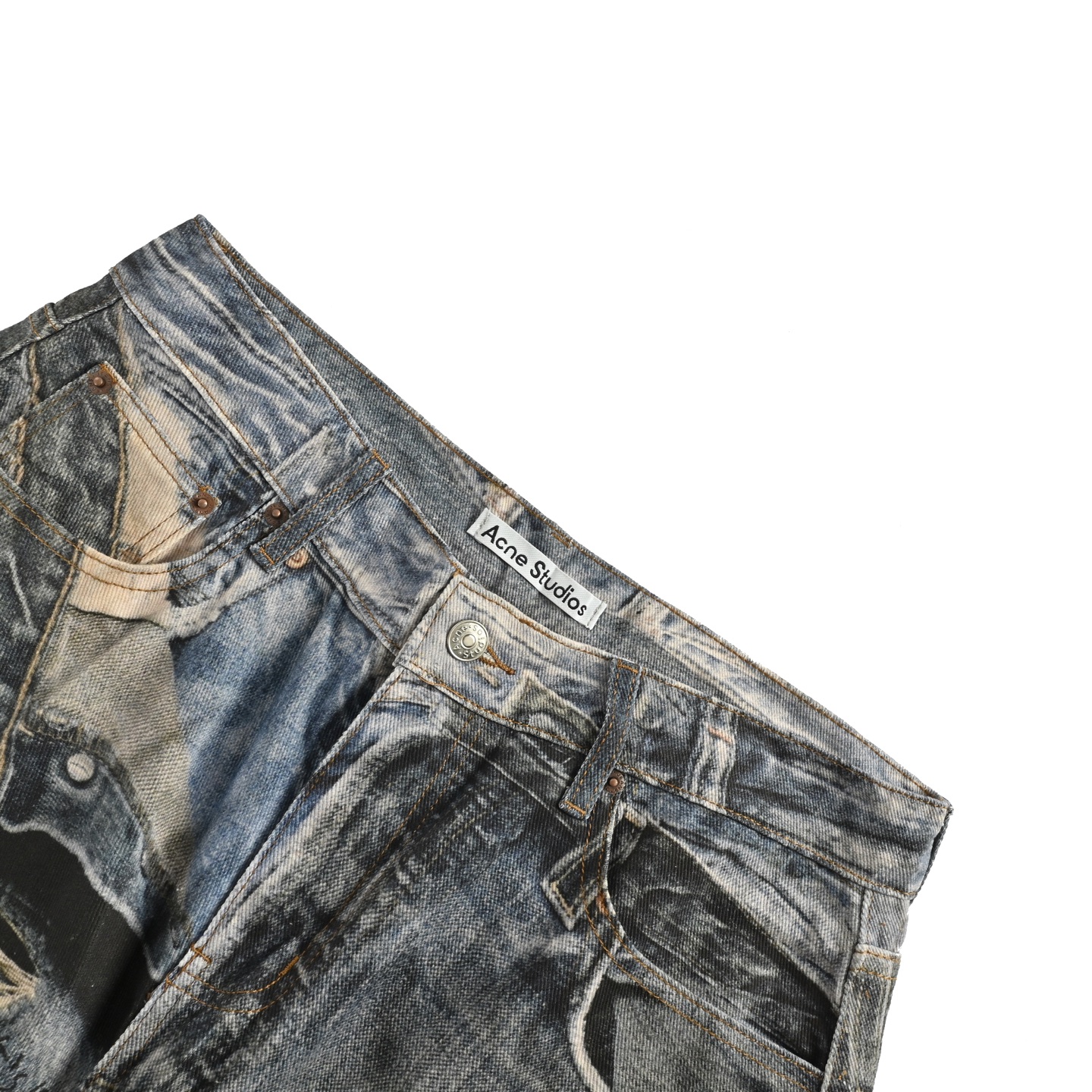 Acne Studios 2023M错视糜烂破坏涂鸦3D打印牛仔裤-High Quatity Cheap Brand wholesale wholesaler seller Clothes Bags handbags Sneakers Top Fashion Clothing Shoes from China Factory Chinese suppliers best Quality Beautiful Price Acne Studios 2023M错视糜烂破坏涂鸦3D打印牛仔裤
