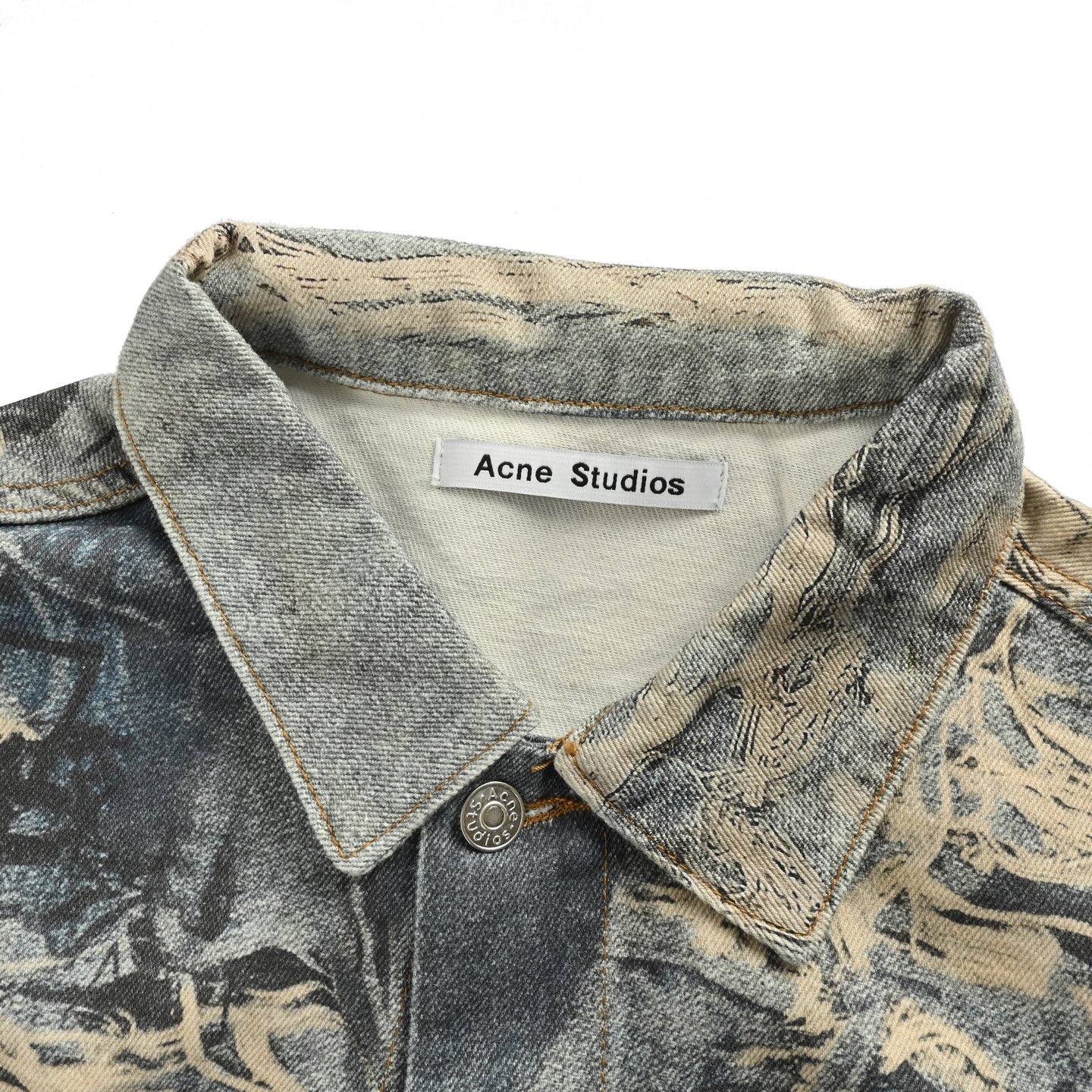Acne Studios 2023M错视糜烂破坏涂鸦3D打印牛仔外套-High Quatity Cheap Brand wholesale wholesaler seller Clothes Bags handbags Sneakers Top Fashion Clothing Shoes from China Factory Chinese suppliers best Quality Beautiful Price Acne Studios 2023M错视糜烂破坏涂鸦3D打印牛仔外套