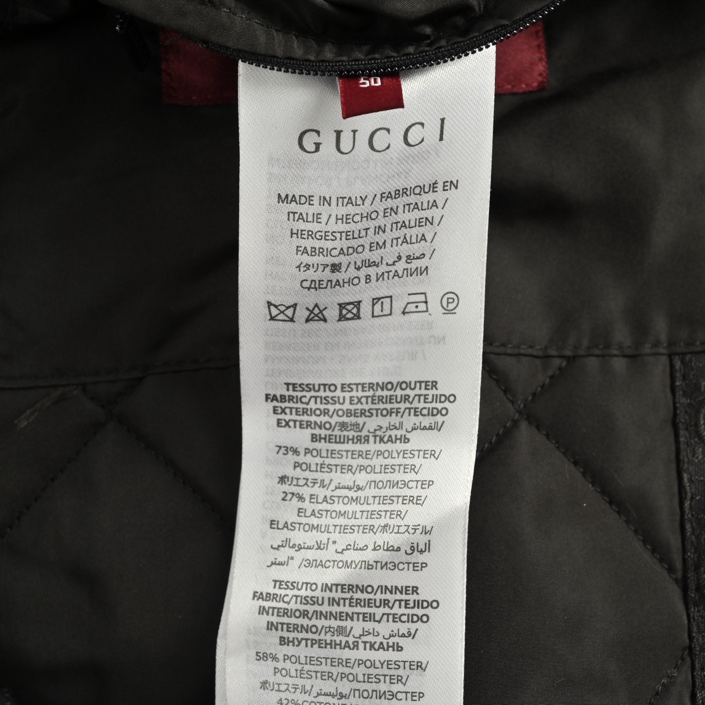Gucci/古驰 全印GG立领夹棉夹克外套
