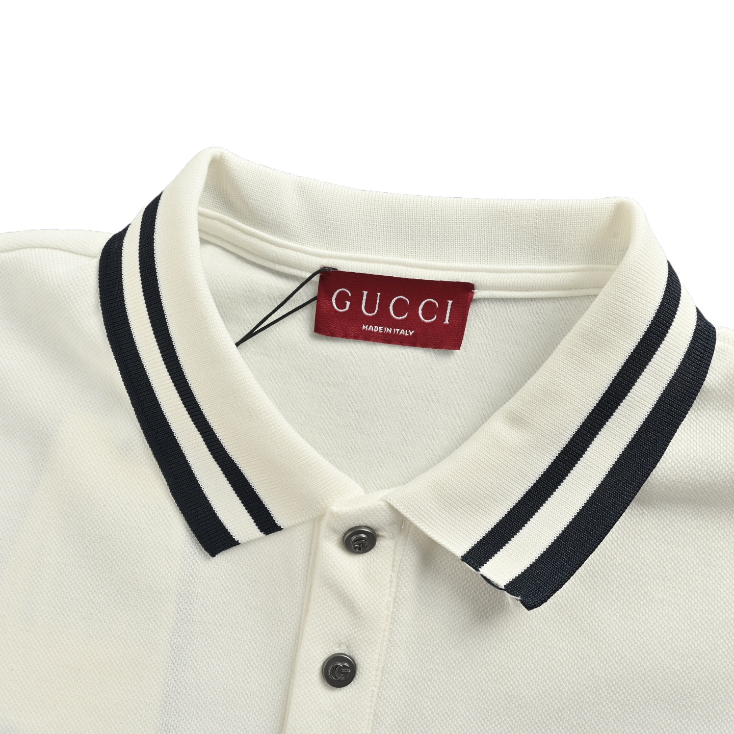 Gucci/古驰 25Fw 字母徽标logo翻领Polo长袖