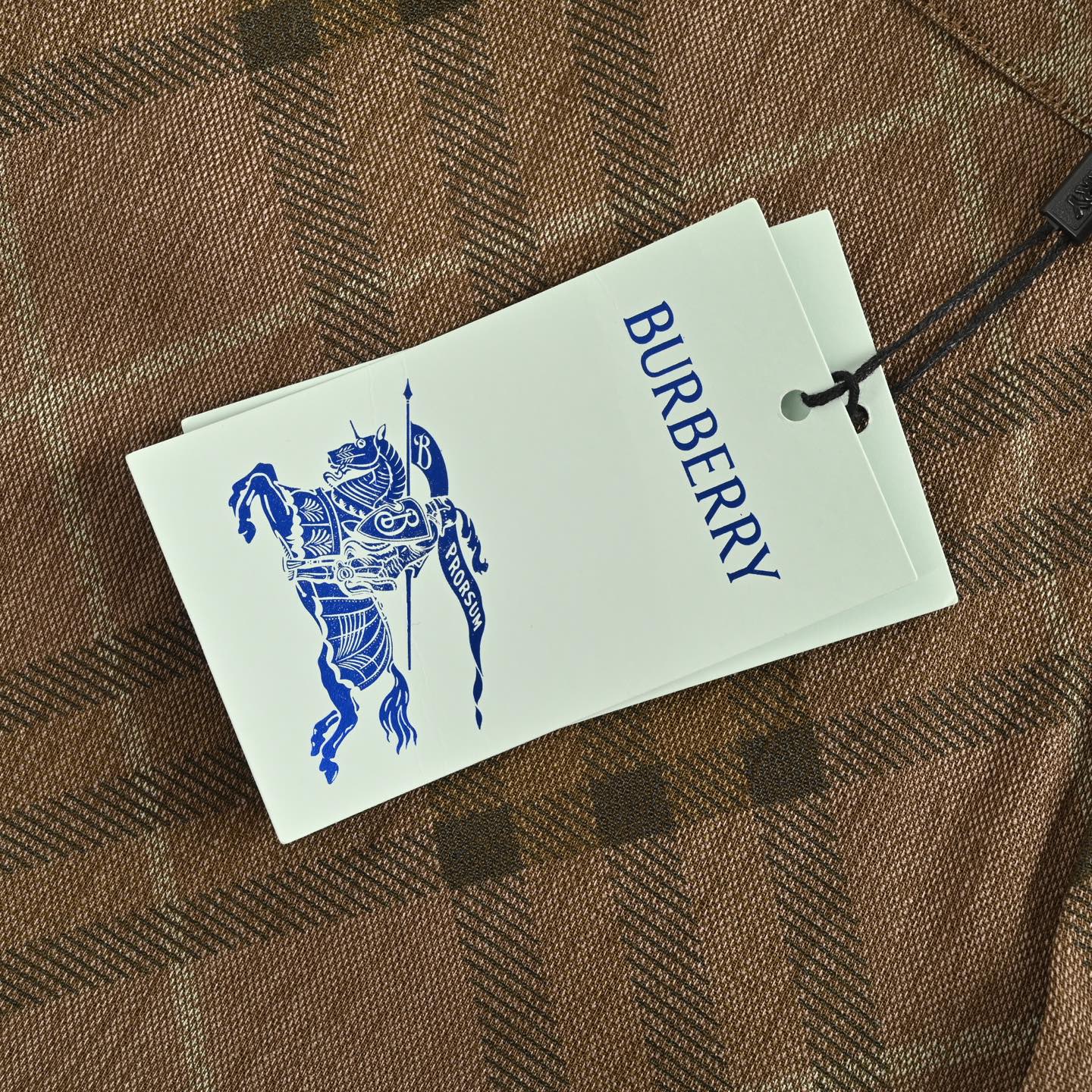 Burberry/巴宝莉 战马刺绣斜格纹长裤