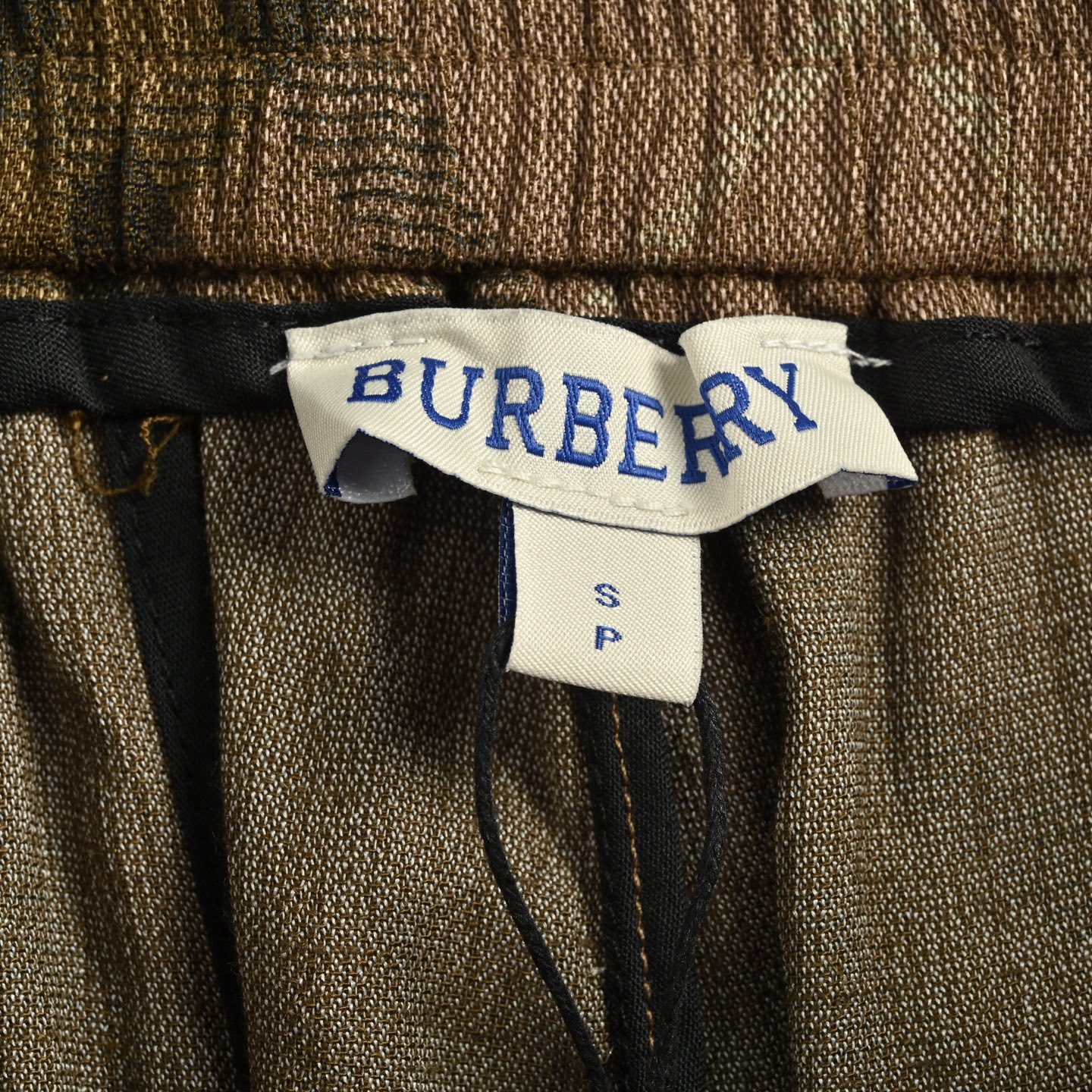Burberry/巴宝莉 战马刺绣斜格纹长裤